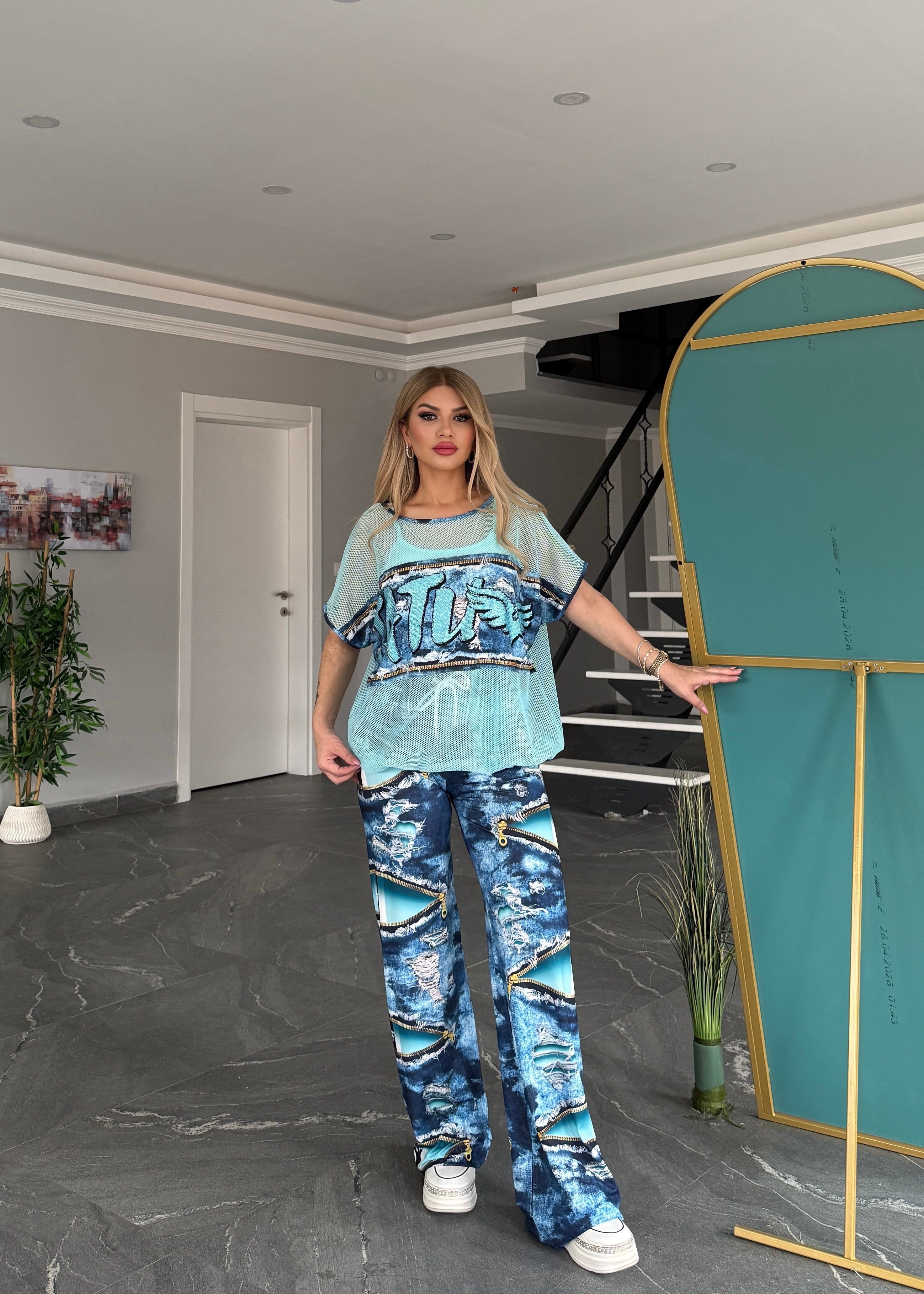 Digital file takım 3 lü mavi 
