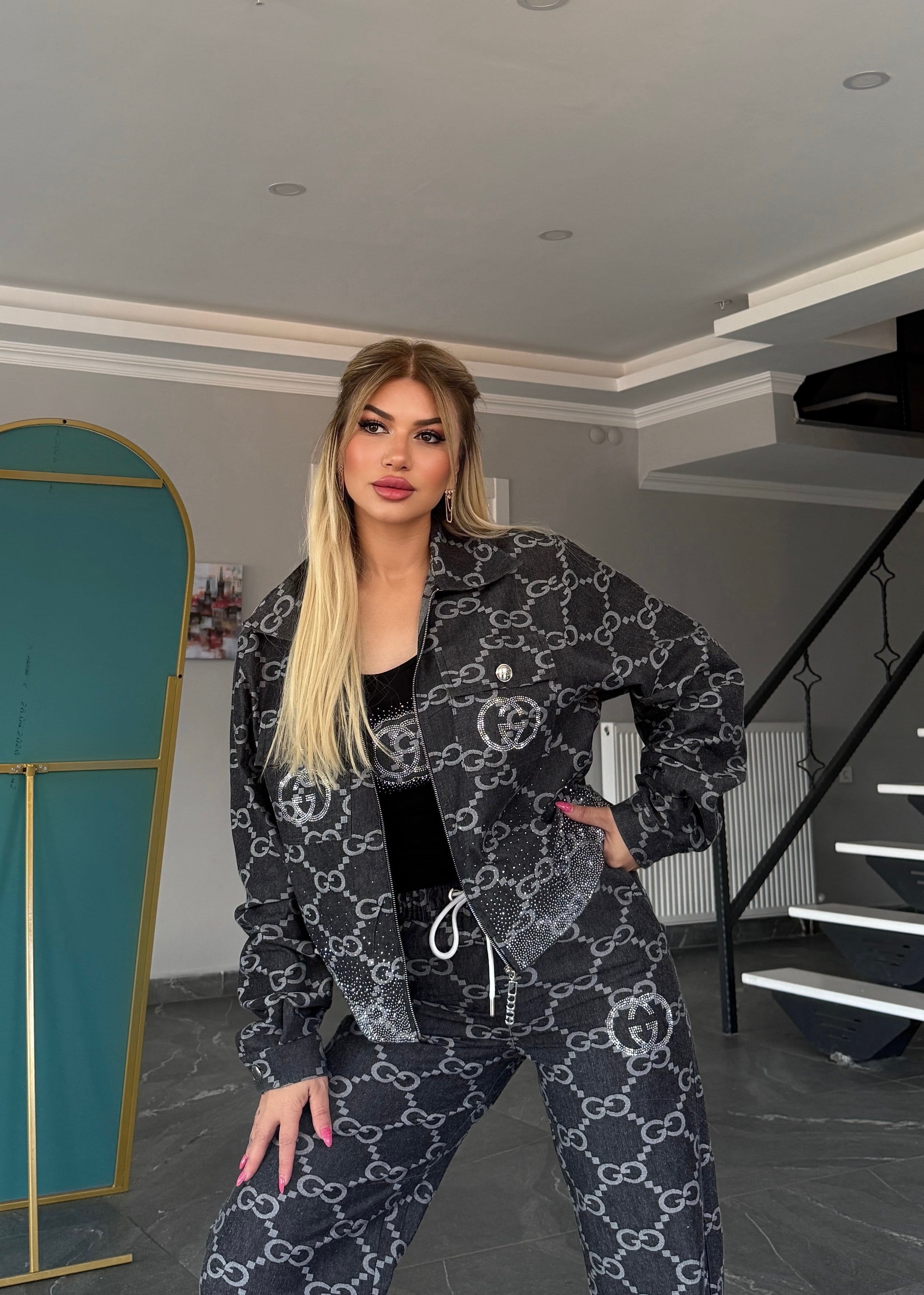 GCC yeni 3 lü takım siyah 