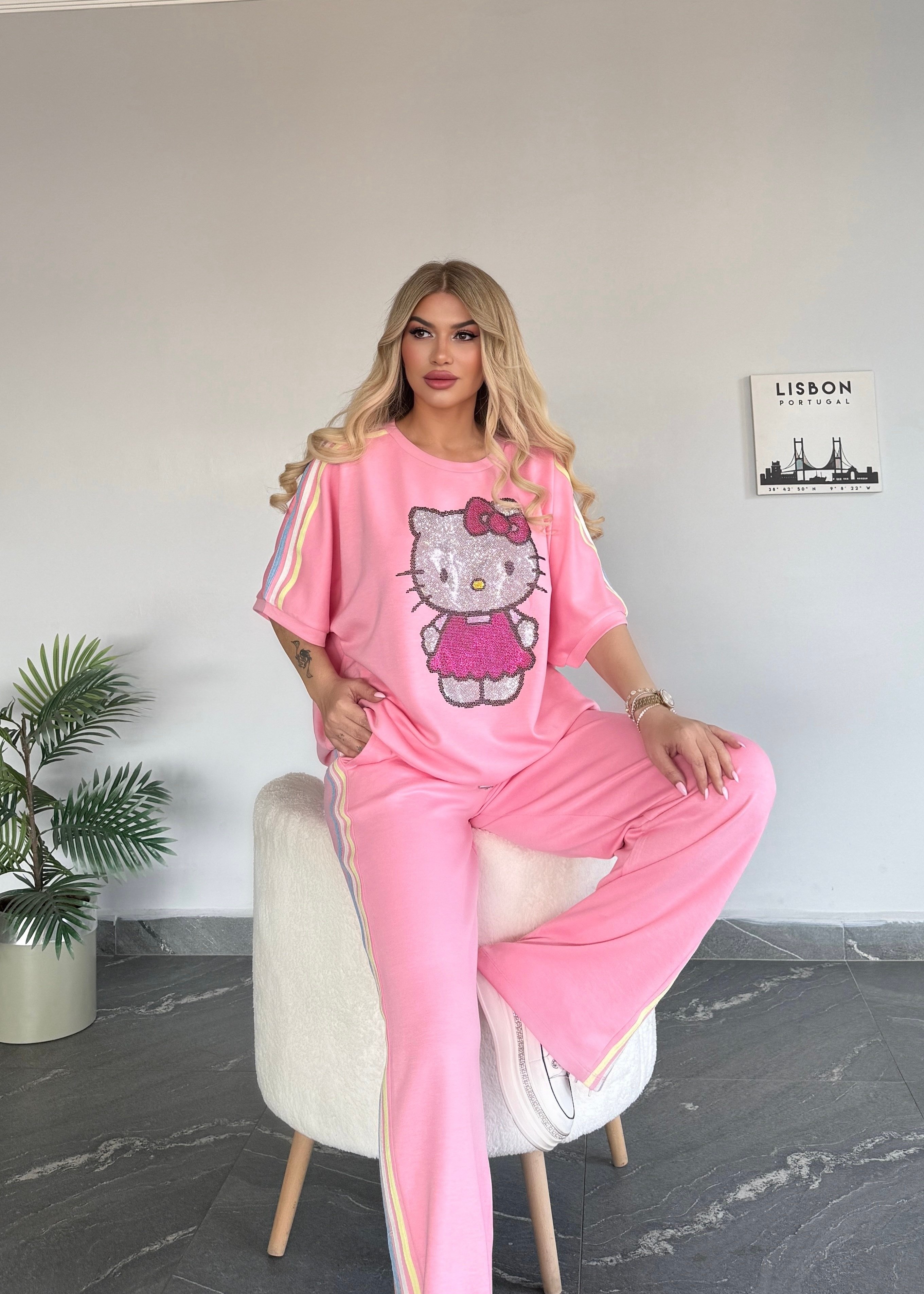 H.Kitty takım pembe 