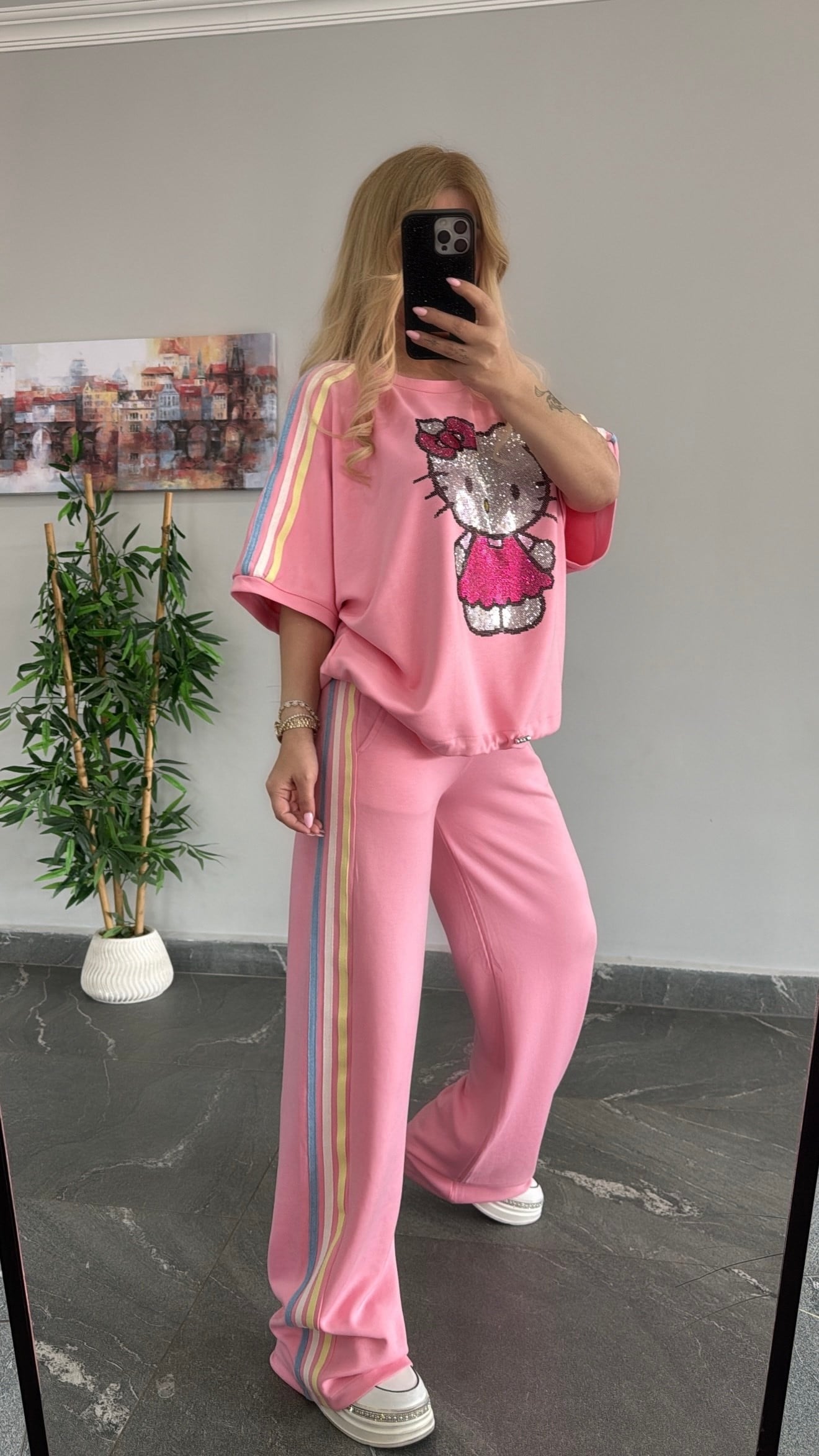 H.Kitty takım pembe 