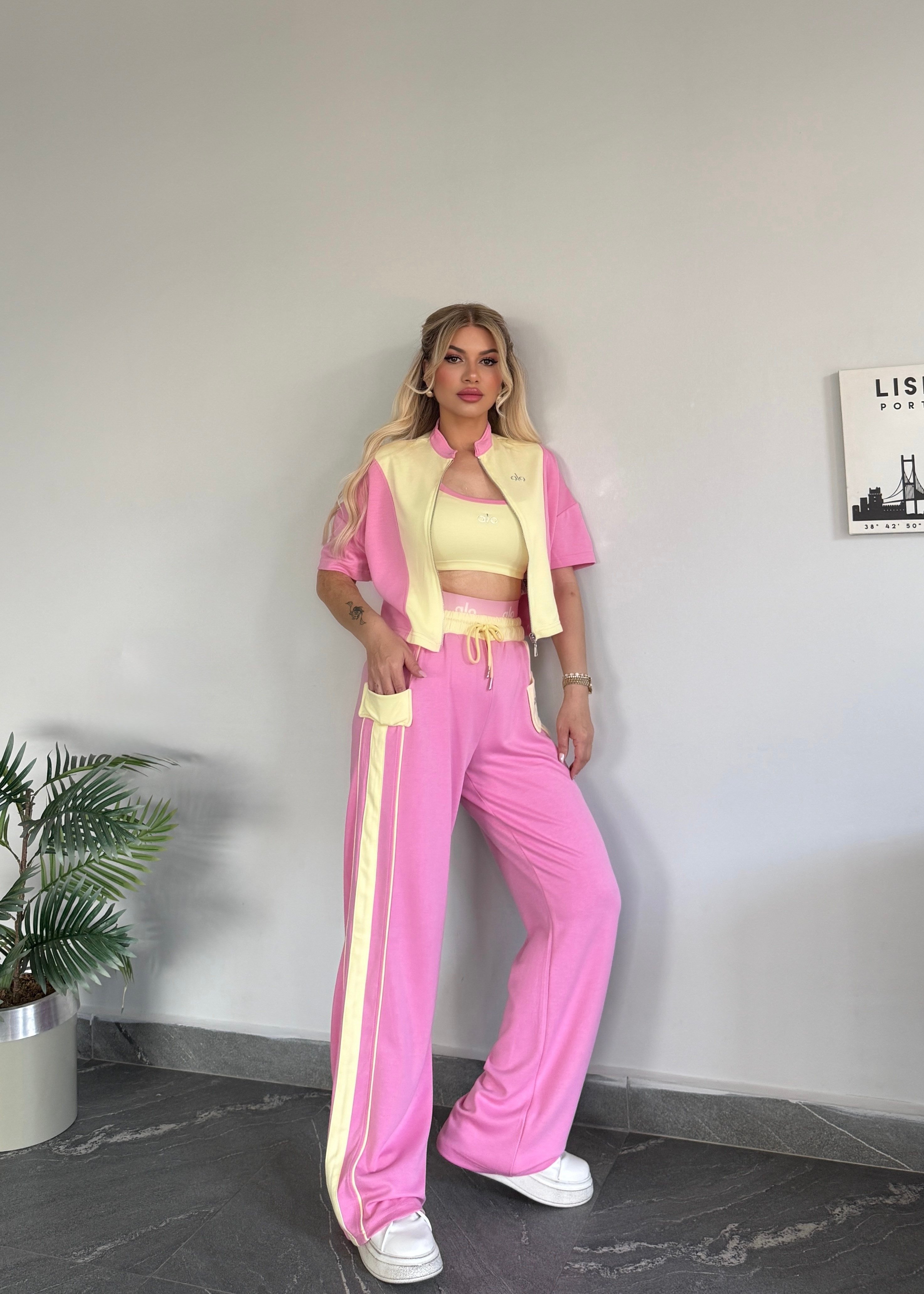 LF Alo 3 lü takım pembe 