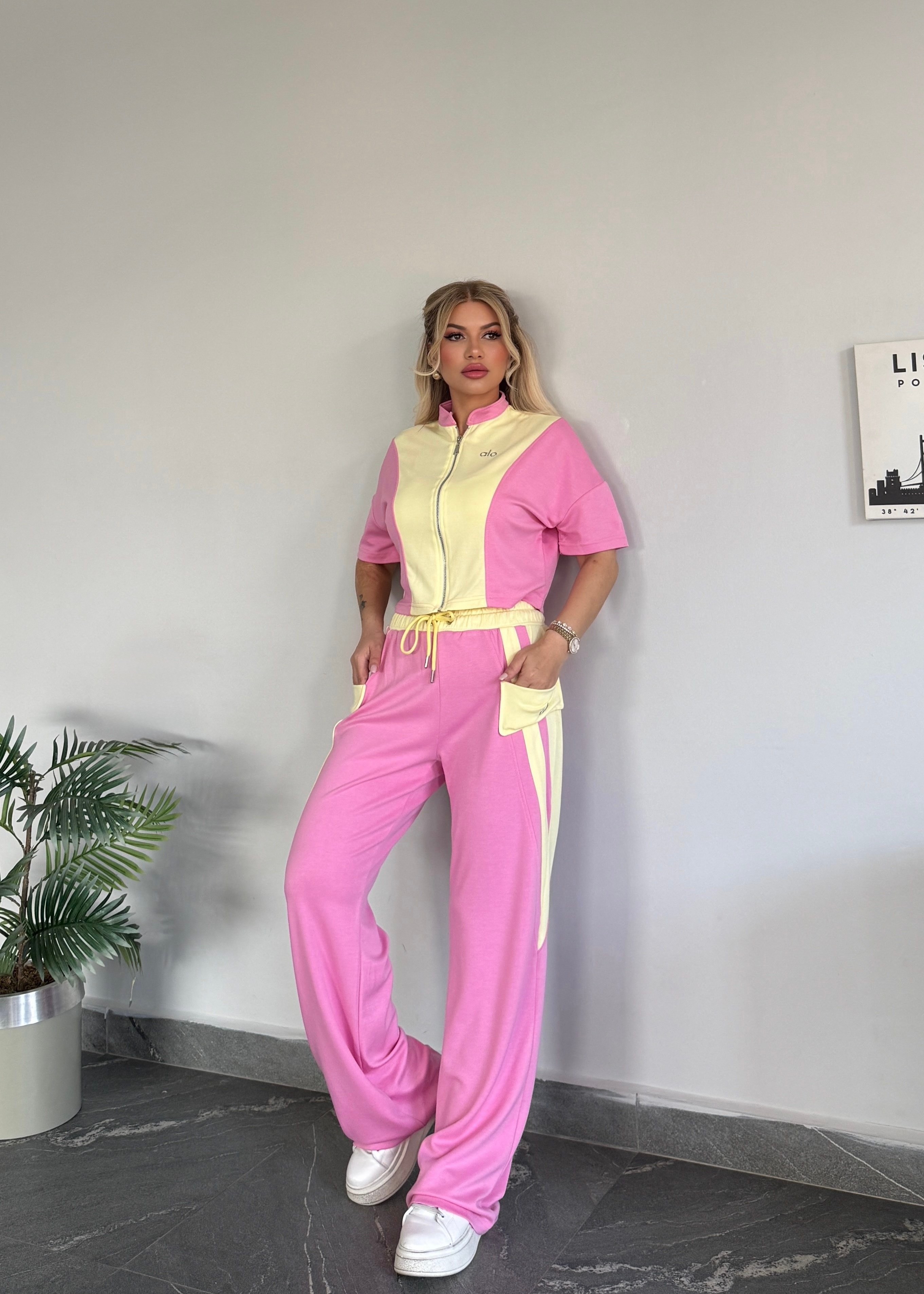 LF Alo 3 lü takım pembe 