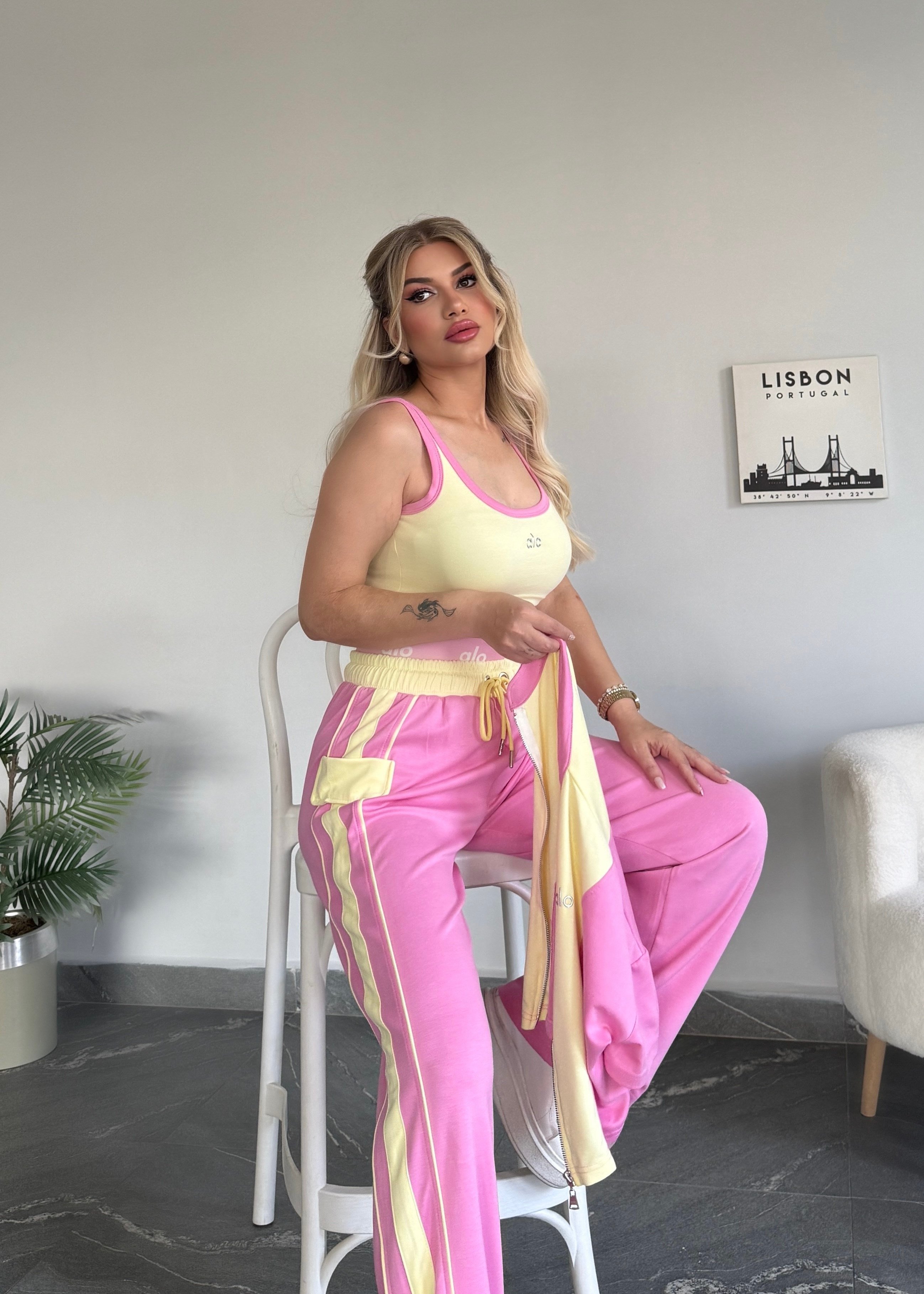 LF Alo 3 lü takım pembe 