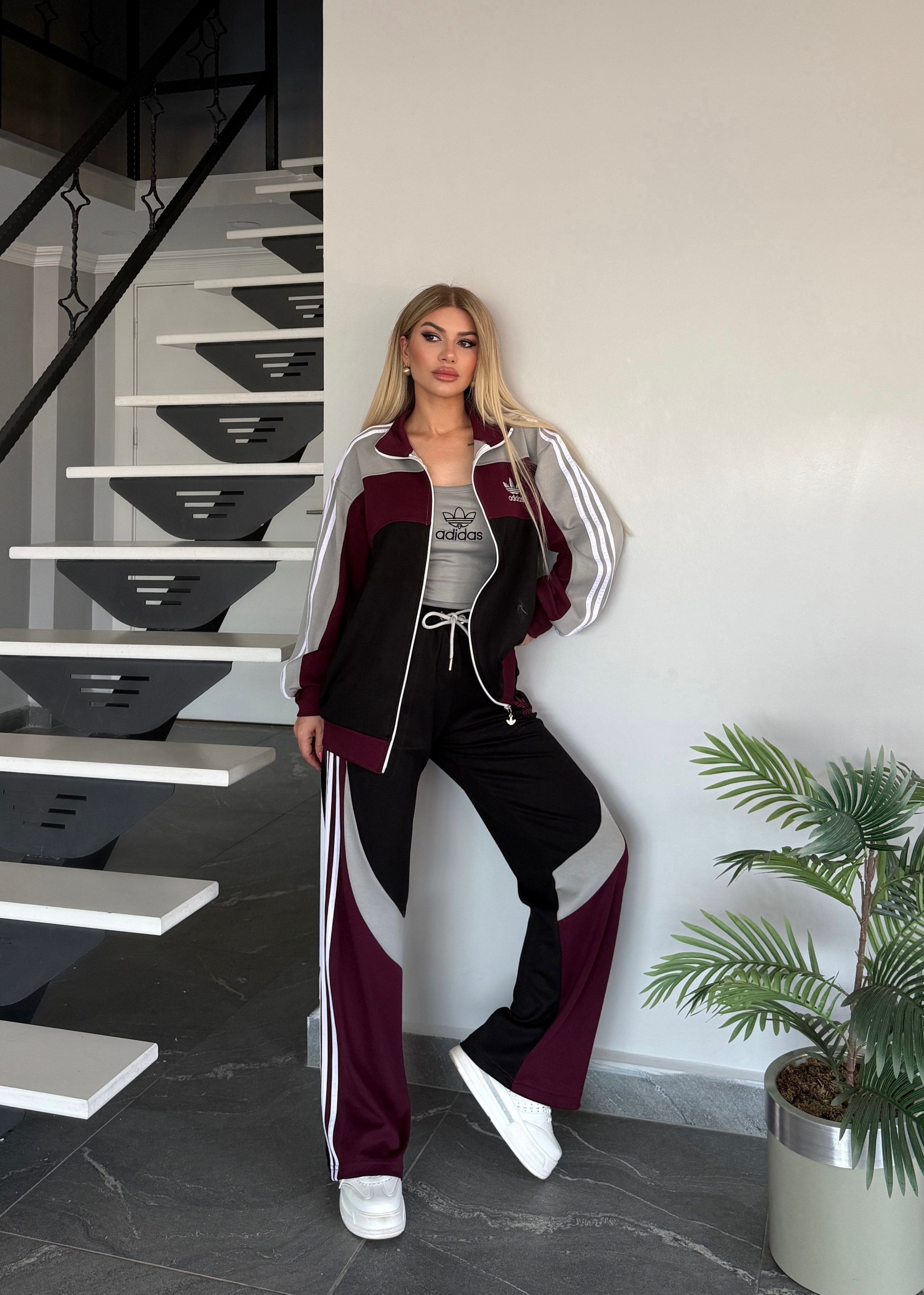 Lina 3 lü takım bordo 