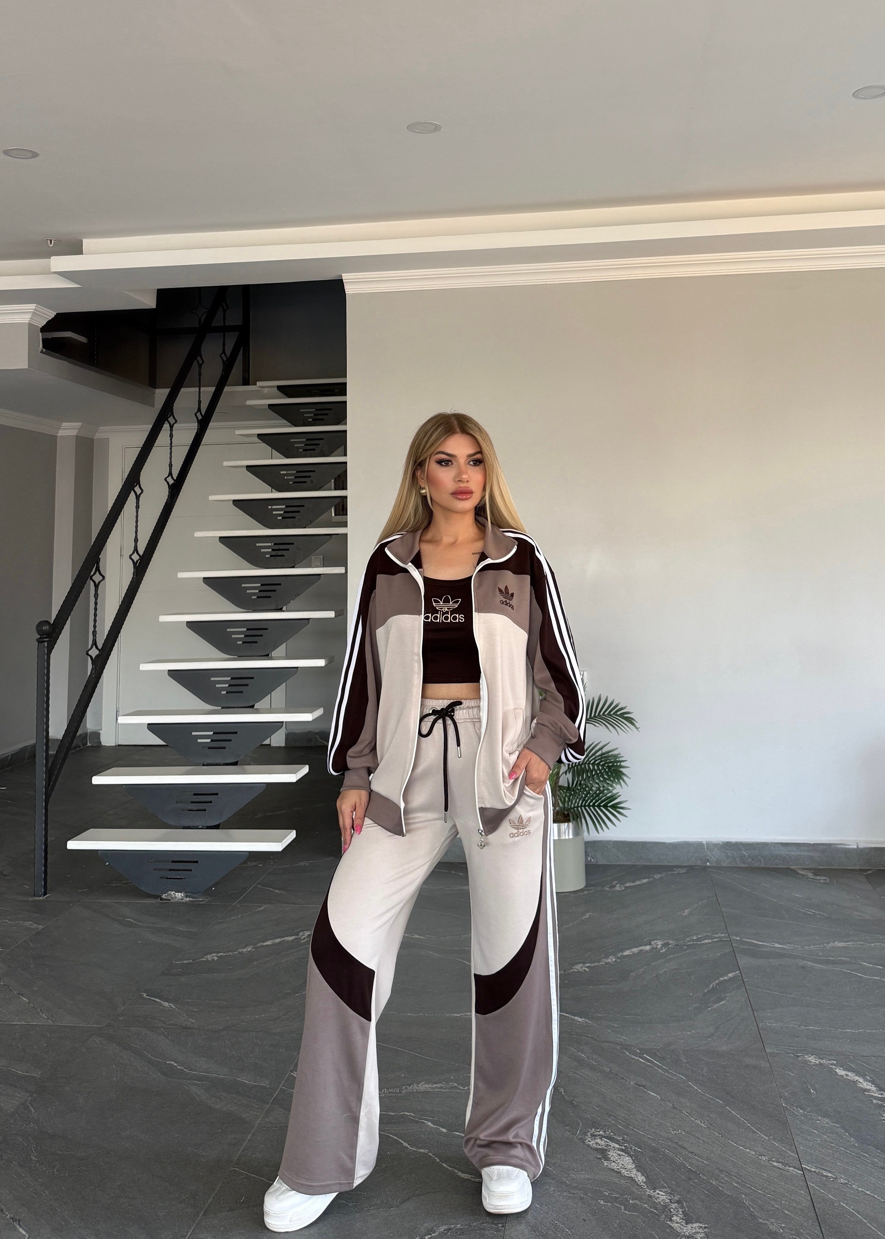 Lina 3 lü takım kahve 