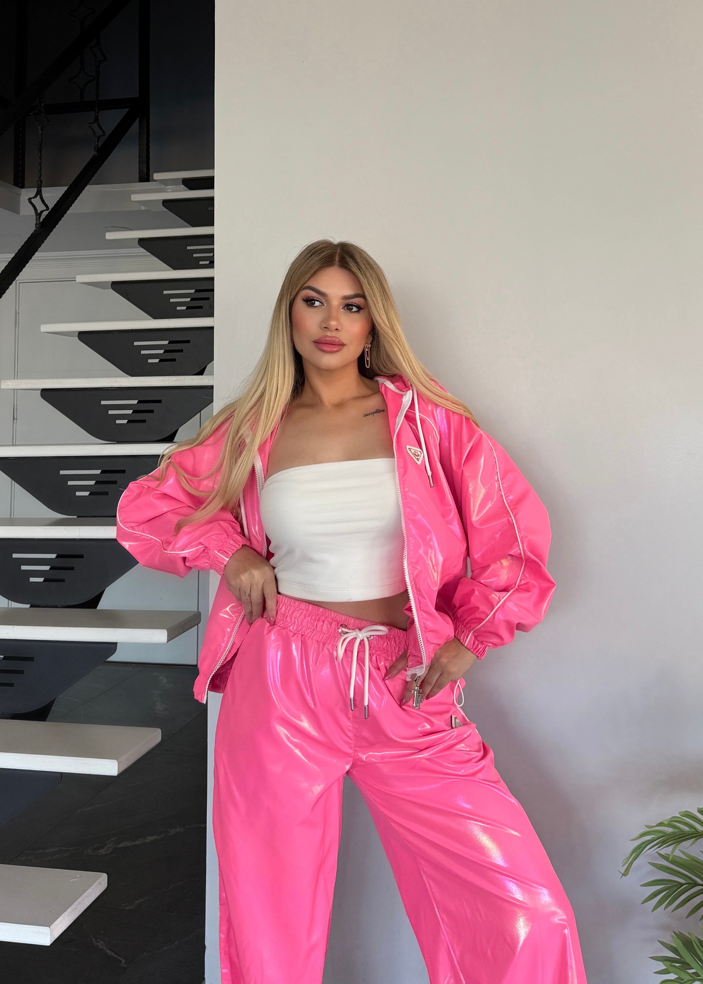 Paraşüt 2 Li takım pembe 