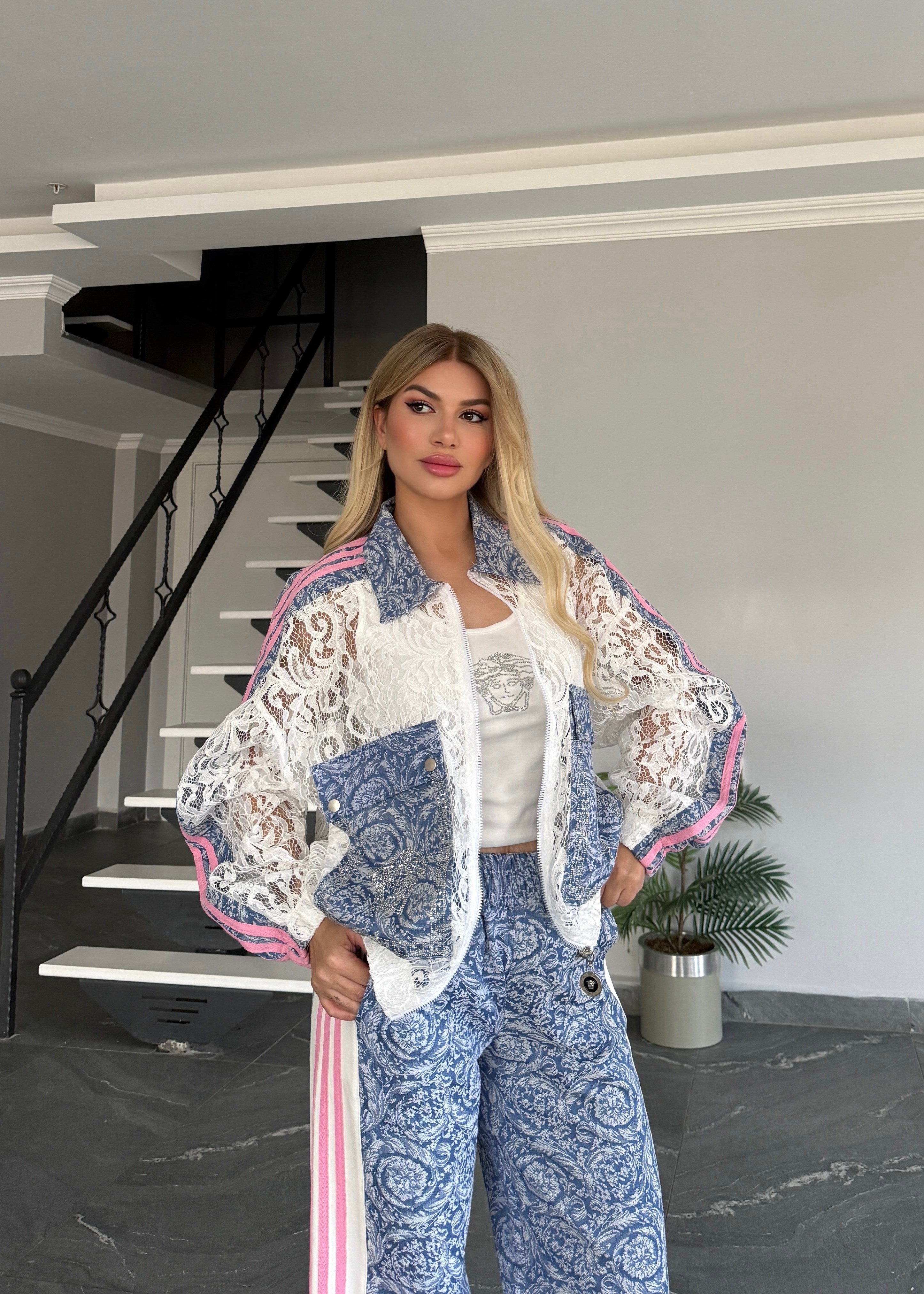Prestij 3 lü takım mavi 