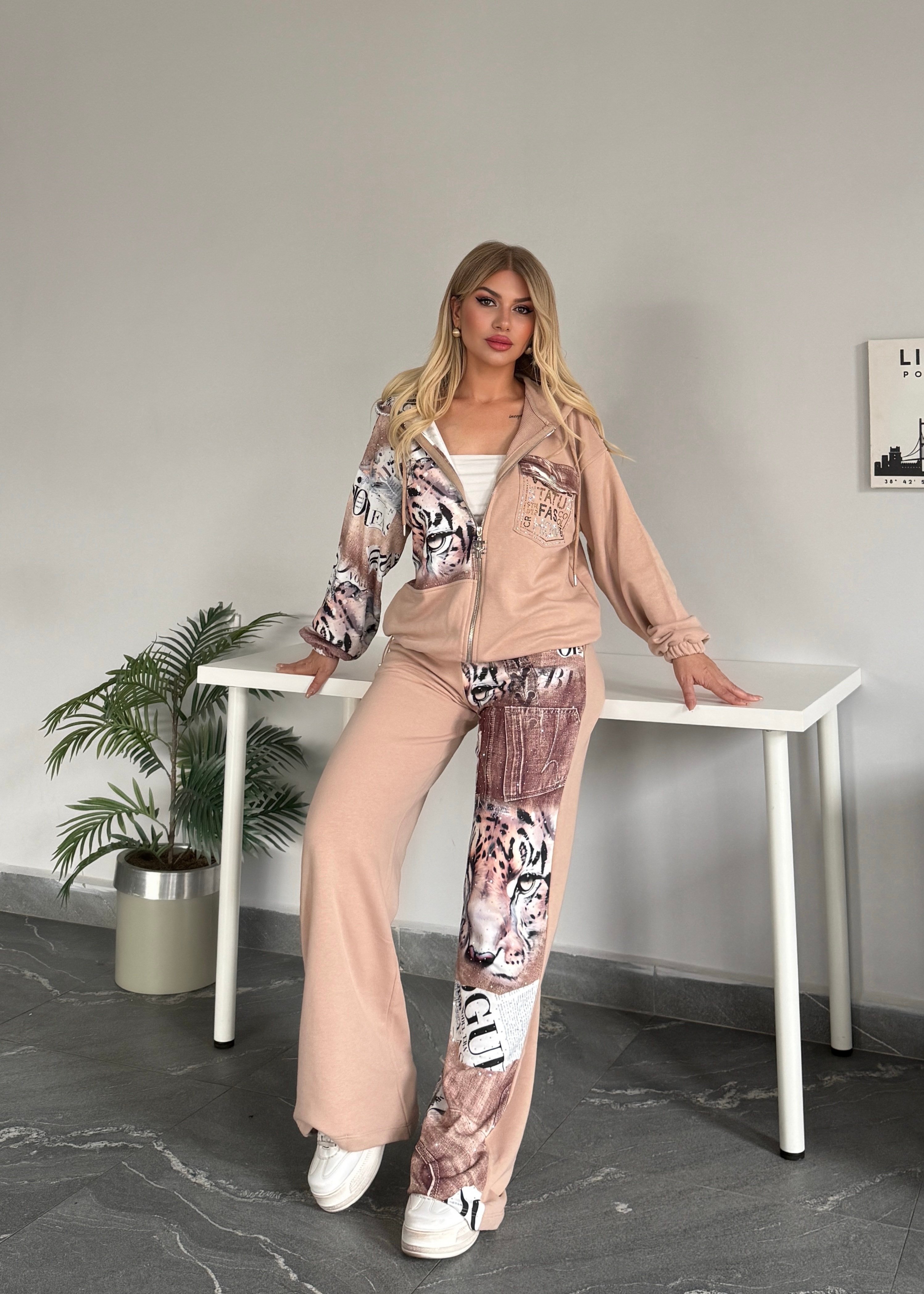 Vogue Tiger Takım Nude 