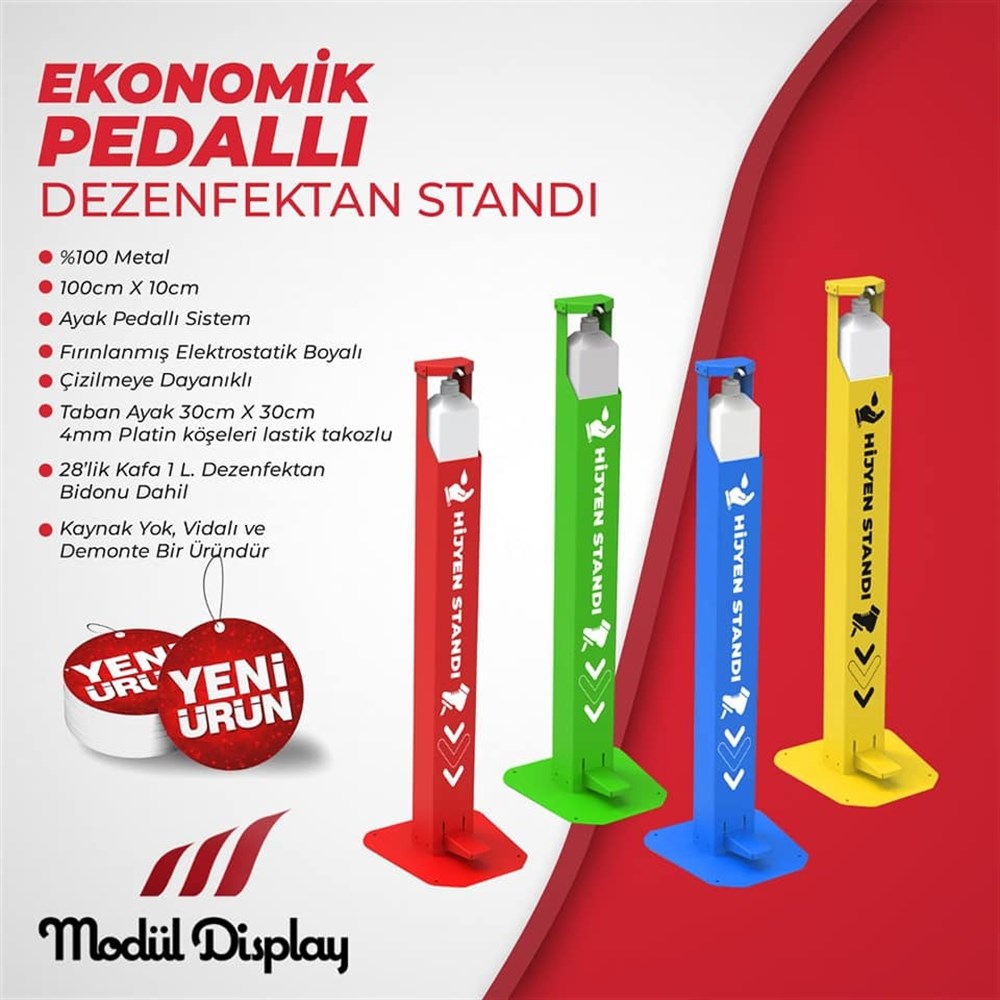 Dezenfektan Standı (Ekonomik Model)