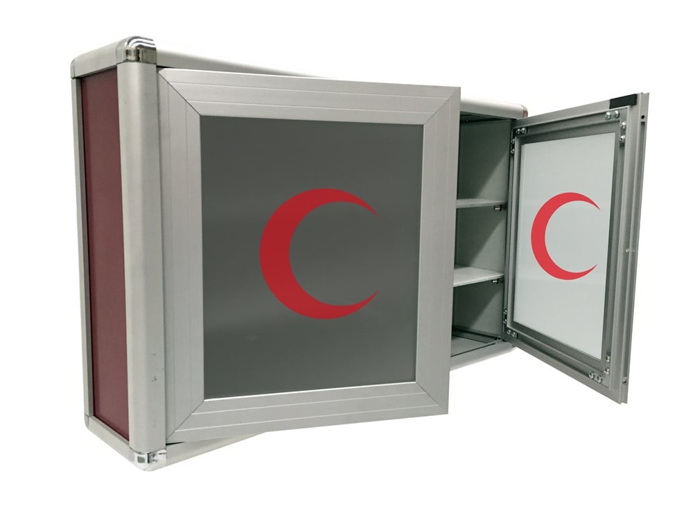 Modül Çift Kapaklı Ecza Dolabı