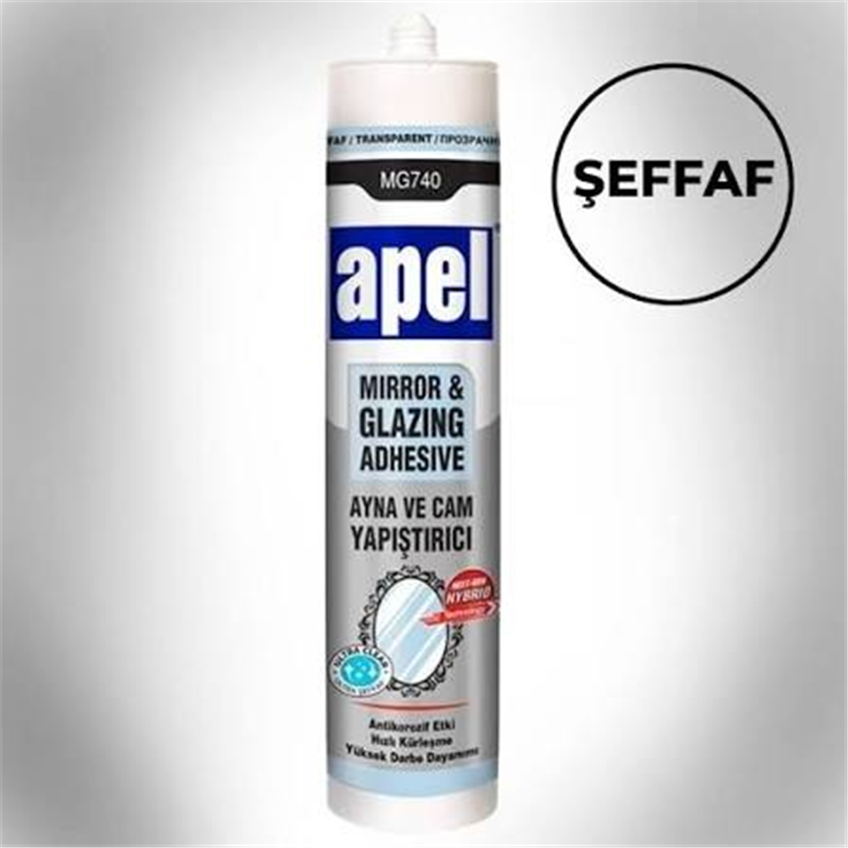 AYNA SILIKONU SEFFAF 290ML