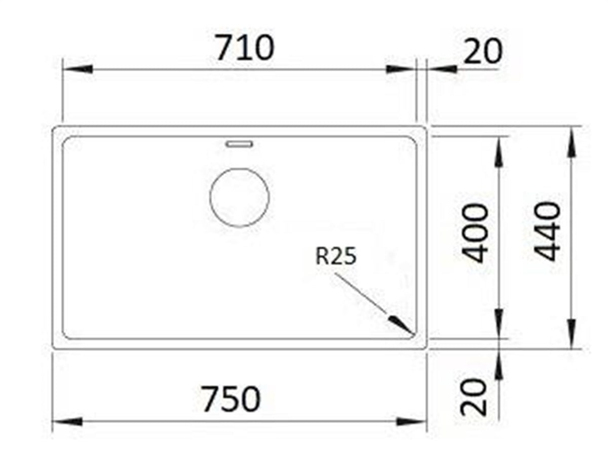 CUBIM 700 U CELIK 40X71