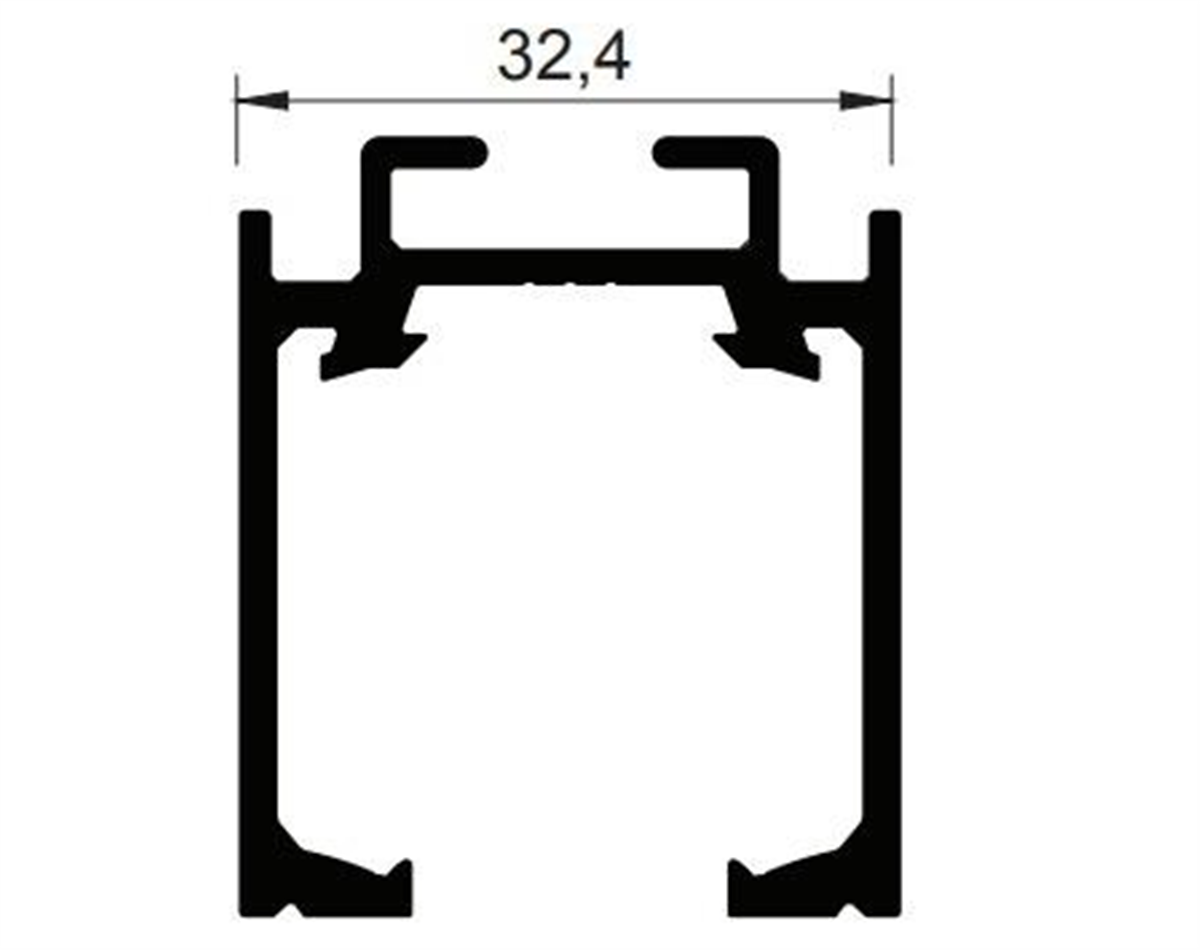 KAPI SURGU 9775 PROFIL ALM. KAPI RAY ALT UST 2MT MAT ELOKSAL
