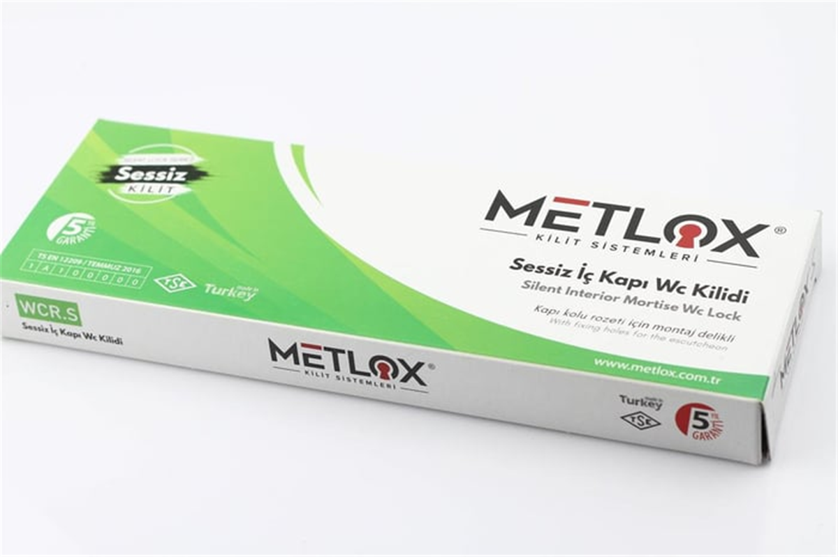 KILIT 40 MM SESSIZ OVAL SIYAH WC METLOX