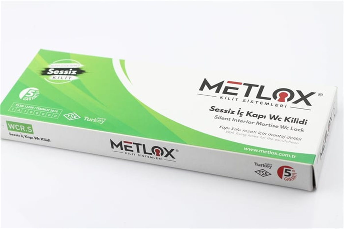 KILIT 40 MM SESSIZ OVAL SIYAH WC METLOX