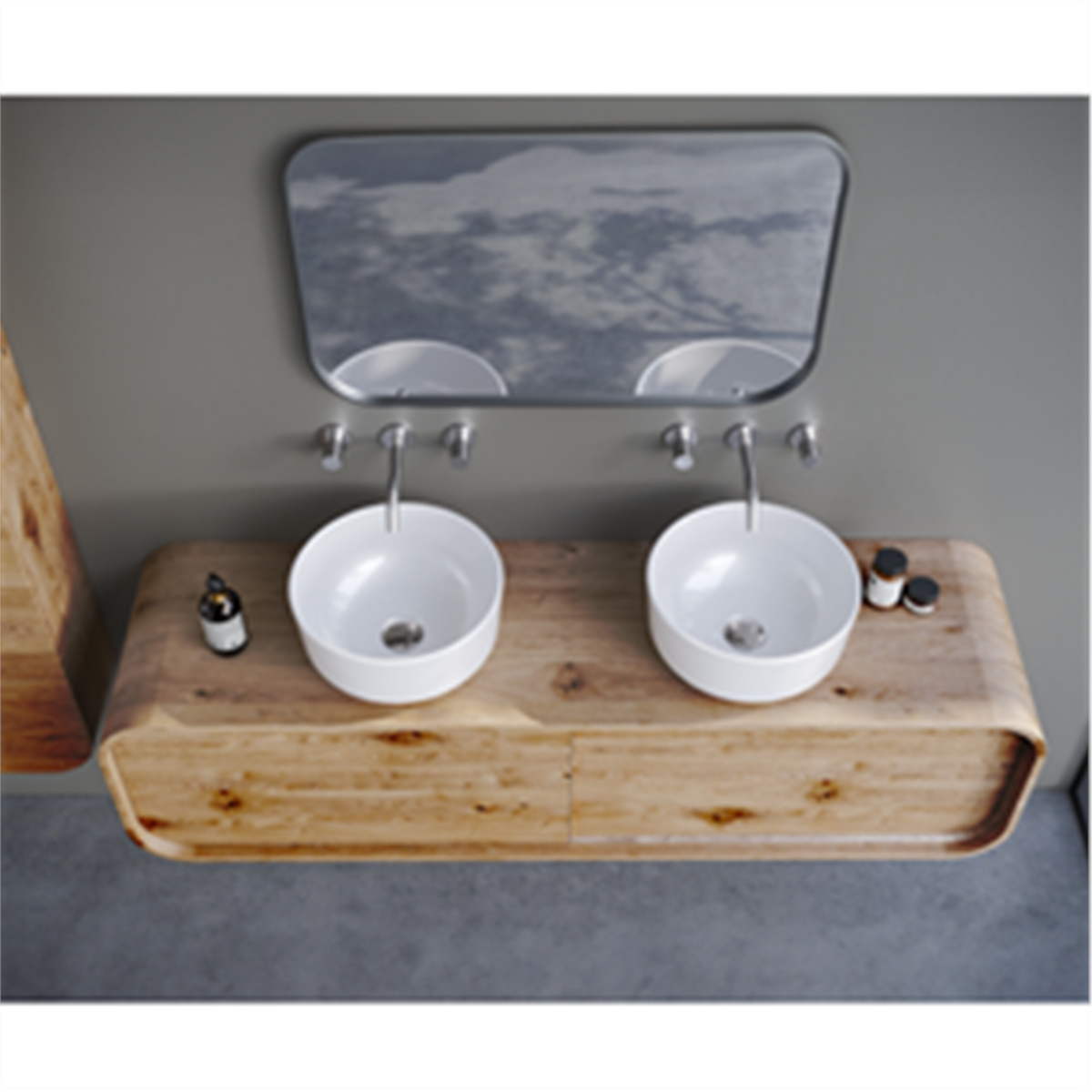 LAVABO AQUA 33 CM TEZGAH ÜSTÜ