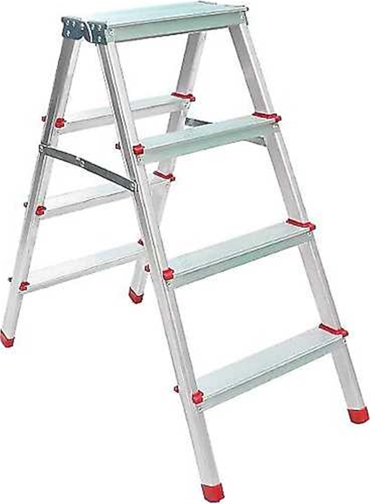 MERDIVEN ALUMINYUM CIFT CIKISLI 5 BASAMAKLI