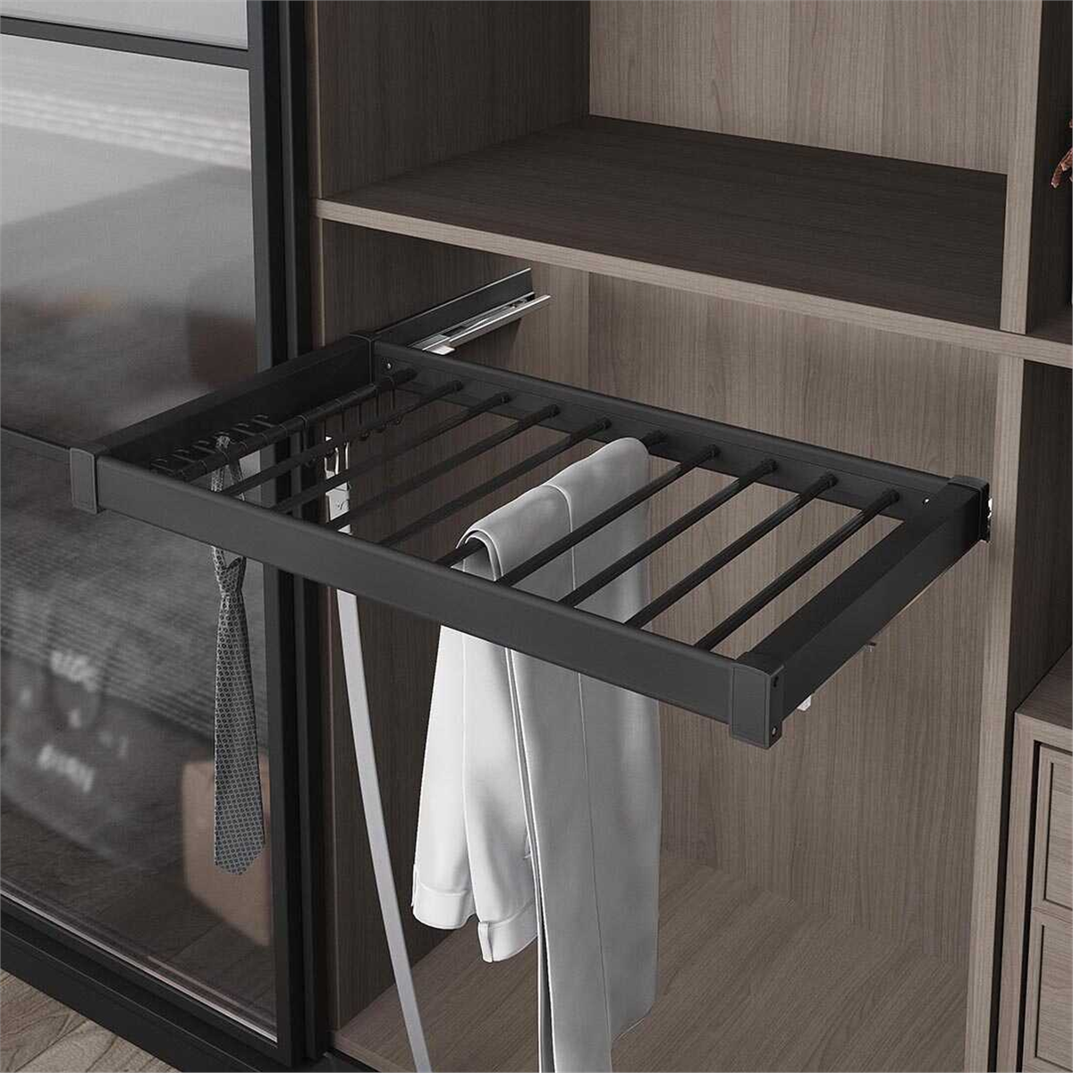 PANTOLONLUK ALUMINYUM KAPAK 60 CM ANTRASIT