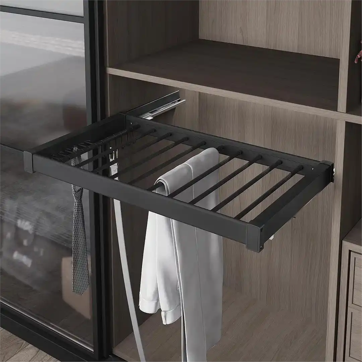 PANTOLONLUK ALUMINYUM KAPAK 60 CM ANTRASIT