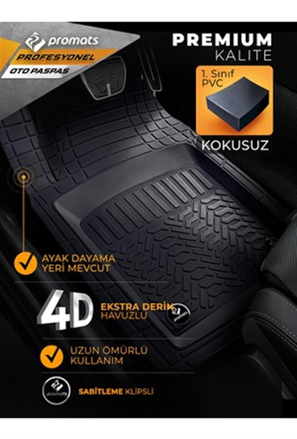 Alfa Romeo 145 Havuzlu  4D Paspas Üniversal 