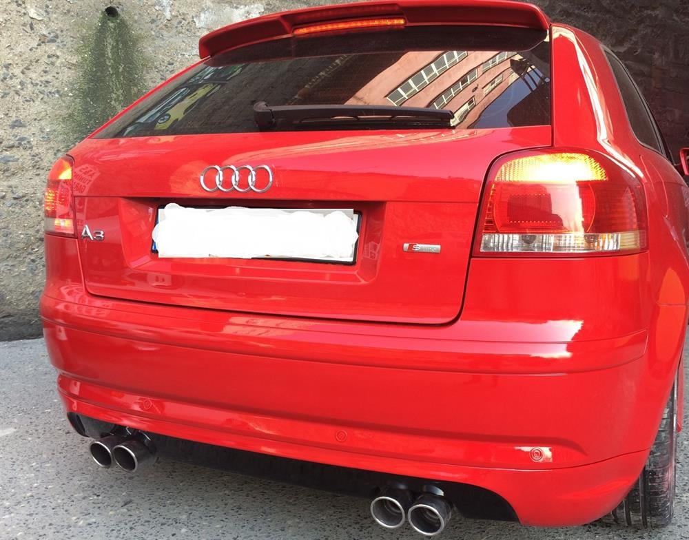 Audi A3  2003 2008 Arka Ek  Fiberglass  Boyasız