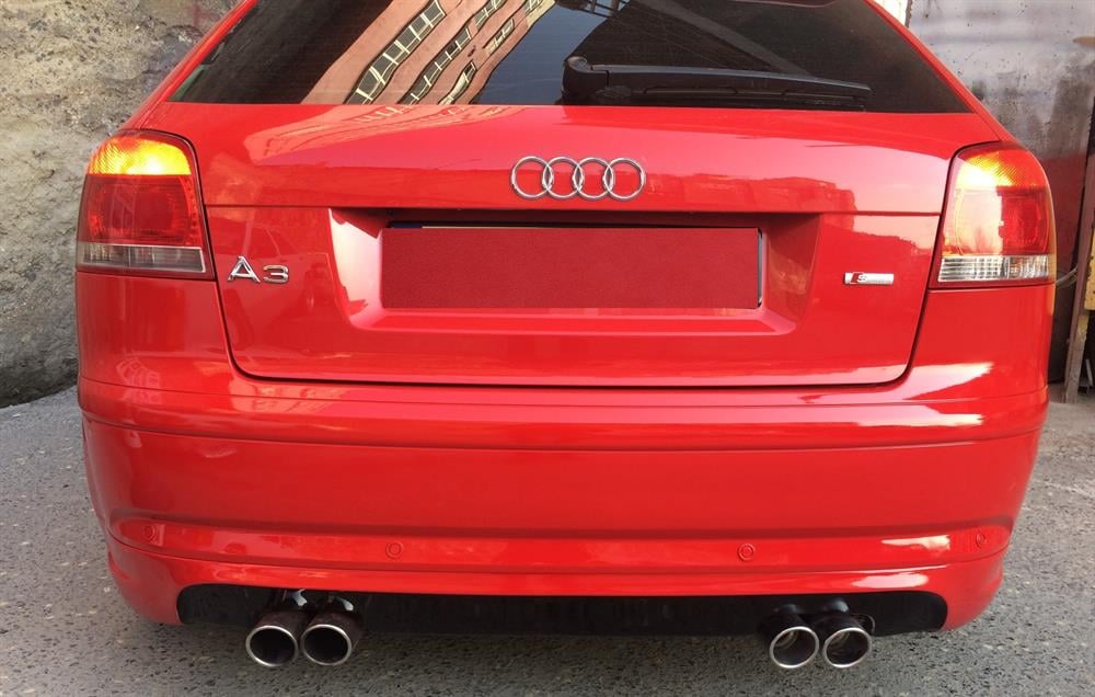 Audi A3  2003 2008 Arka Ek  Fiberglass  Boyasız