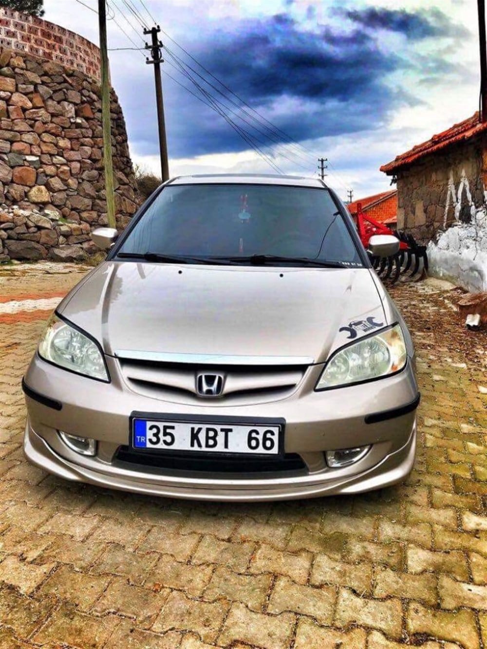 Honda Civic Vtec 2 S2000 Boyasız  Ön Ek (Plastik)