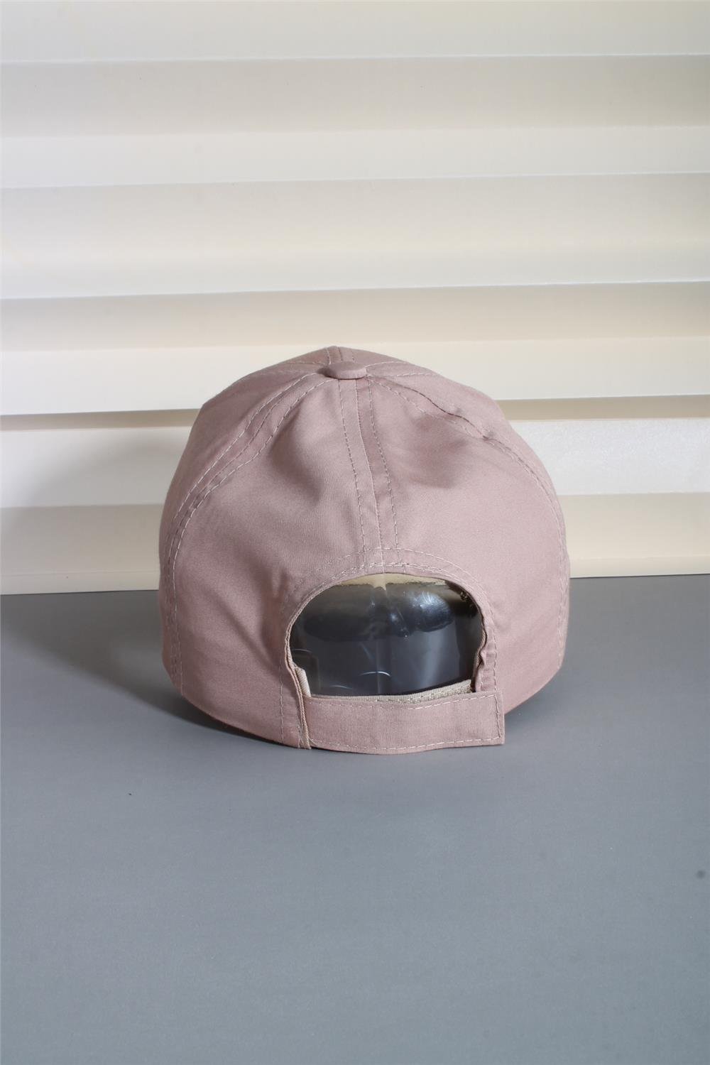 Cappello Bej Spor Şapka Unisex Arkası Cırtlı Ayarlanabilir 24SAPKADUZ
