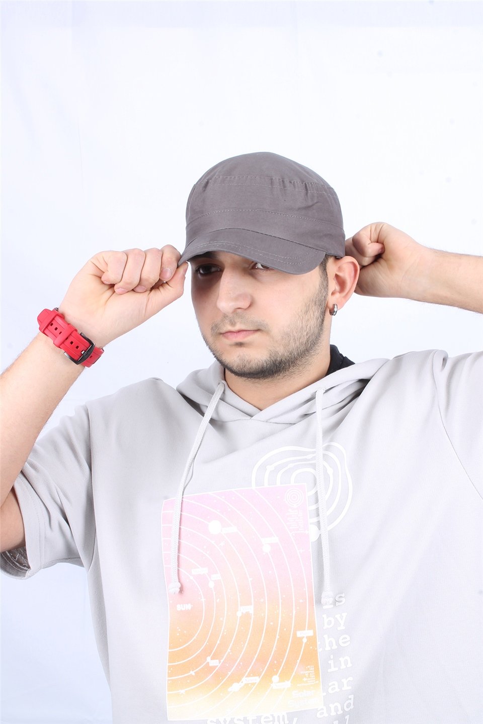 Cappello Castro Şapka Kep Avcı Model Gri - CAPCSTR03