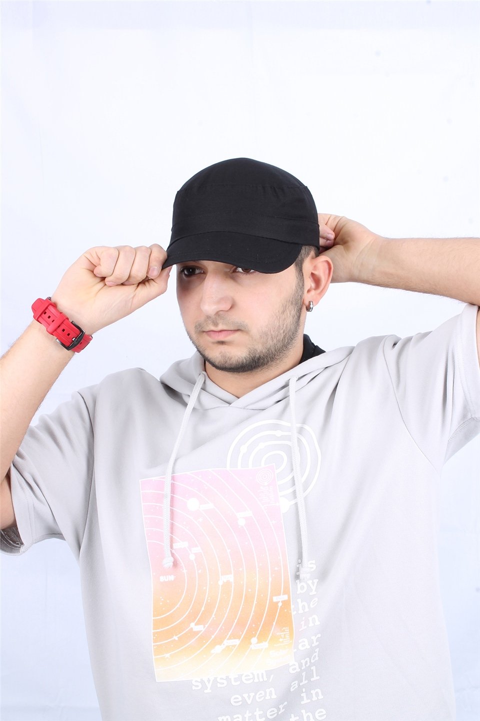 Cappello Castro Şapka Kep Avcı Model Siyah - CAPCSTR01