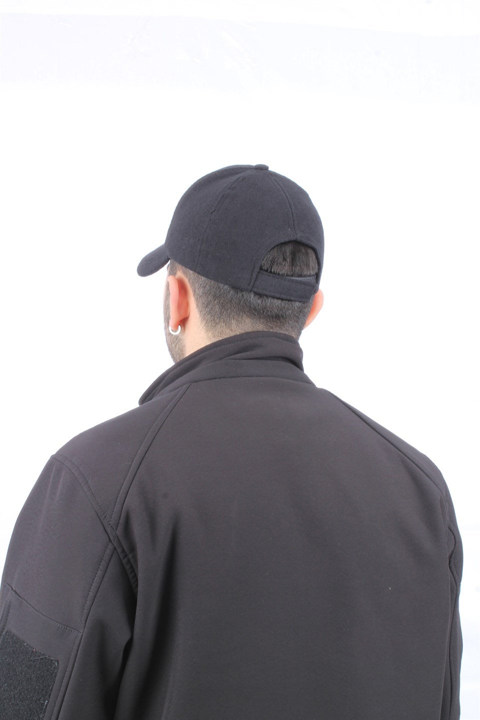 Cappello Erkek Siyah Kaşe Düz Şapka Kep CAPKASR001