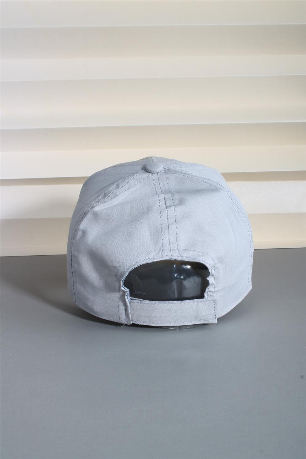 Cappello Gri Spor Şapka Unisex Arkası Cırtlı Ayarlanabilir 24SAPKADUZ