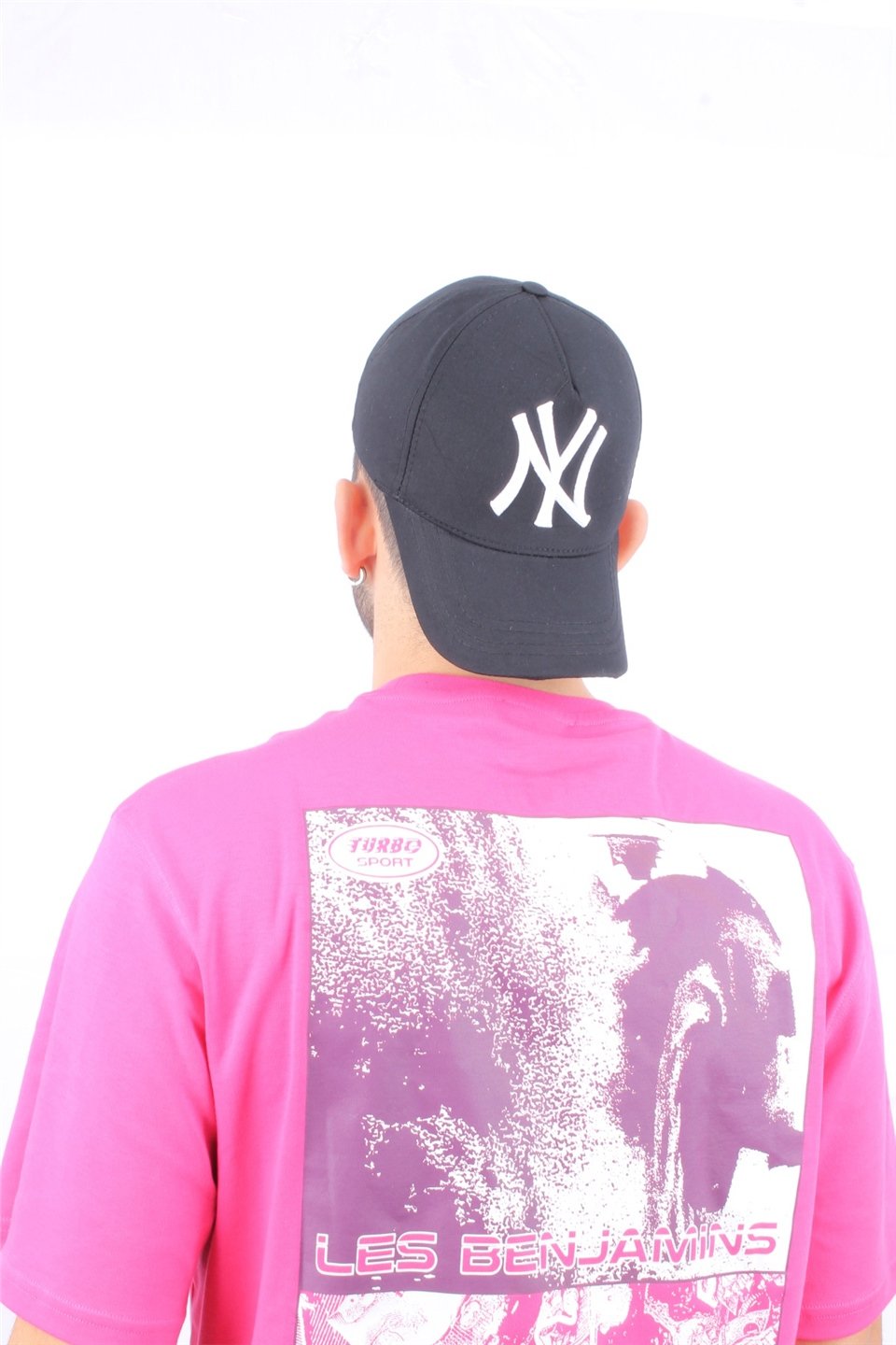 Cappello NY Nakışlı Siyah Beyaz Unisex Şapka