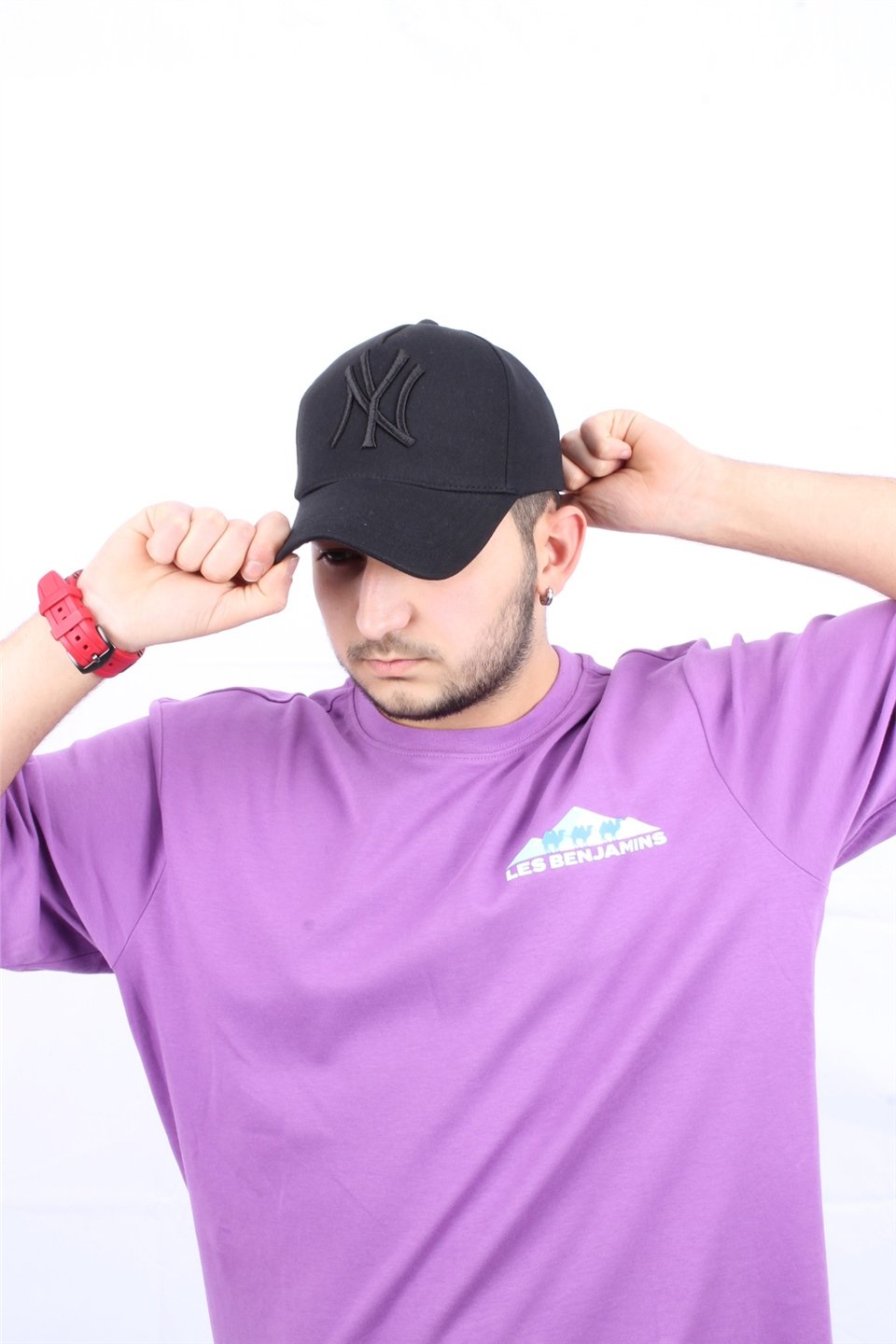 Cappello NY Nakışlı Siyah Unisex Şapka
