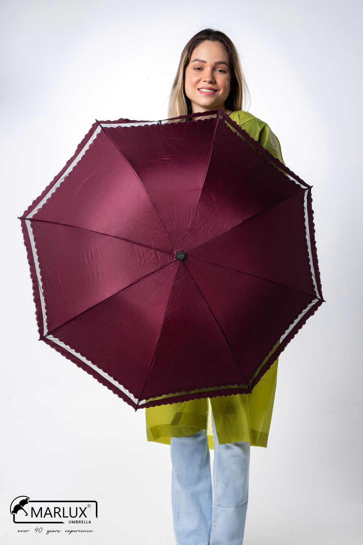 Marlux Bordo Dantelli Kadın Şemsiye M21MAR107R003