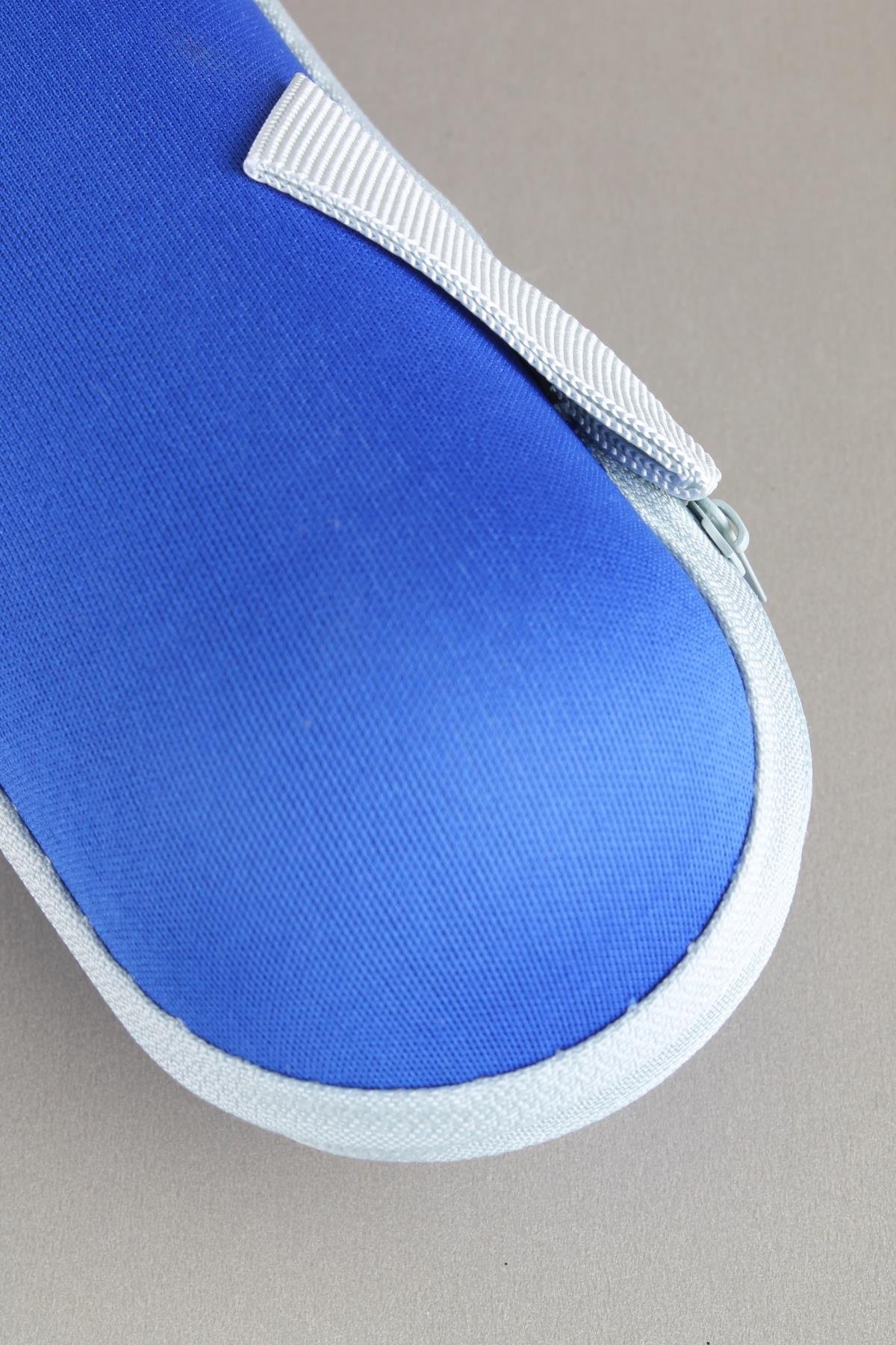 Marlux Mini Süper Çantalı Fermuarlı Kılıflı Rüzgar Koruma 8 Fiber Telli Şemsiye Mavi MARLUX214ML Kapsül Şemsiye