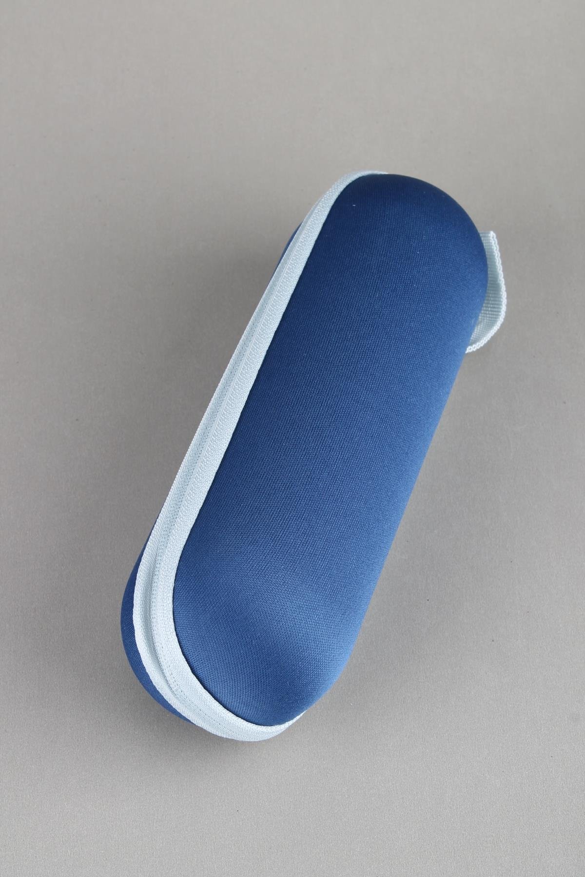 Marlux Mini Süper Çantalı Fermuarlı Kılıflı Rüzgar Koruma 8 Fiber Telli Şemsiye Lacivert MARLUX214ML Kapsül Şemsiye
