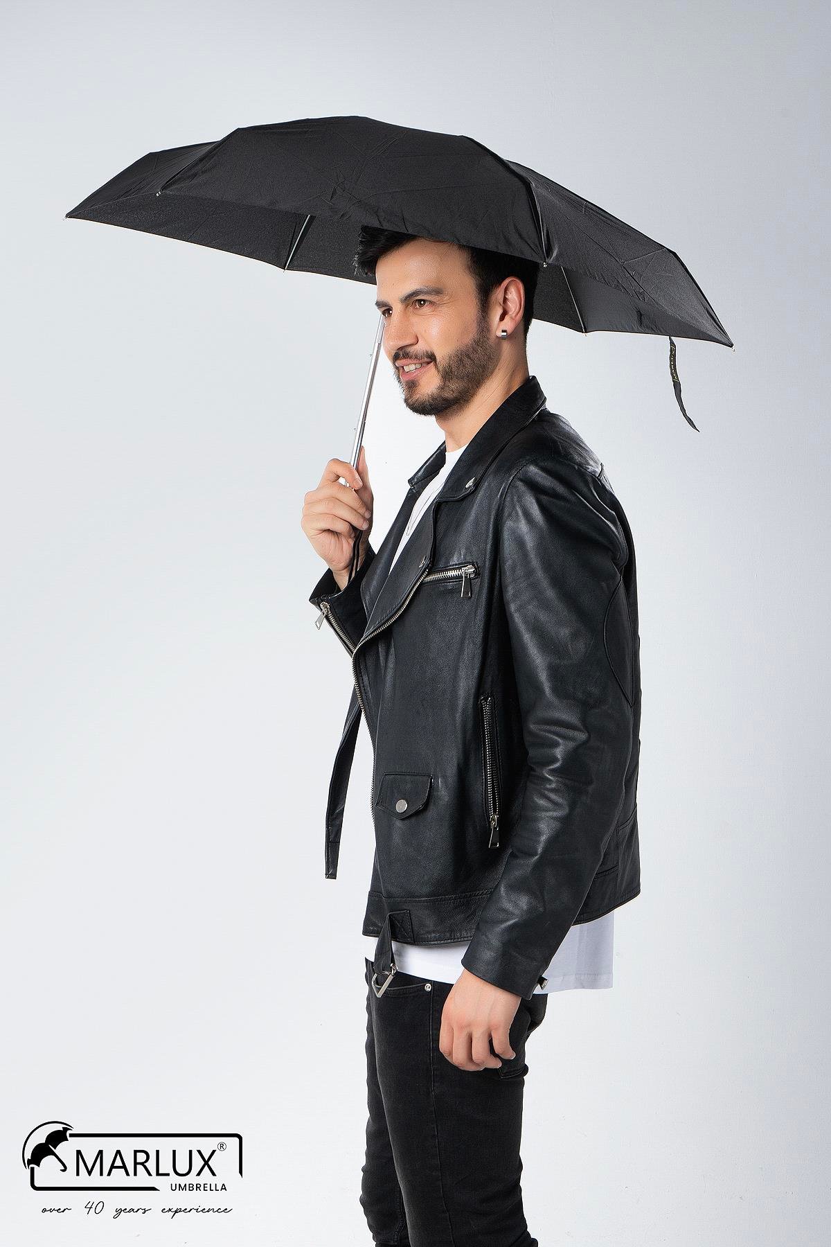 Marlux Siyah Mini Cep Tip Unisex Şemsiye M21MAR211PR001