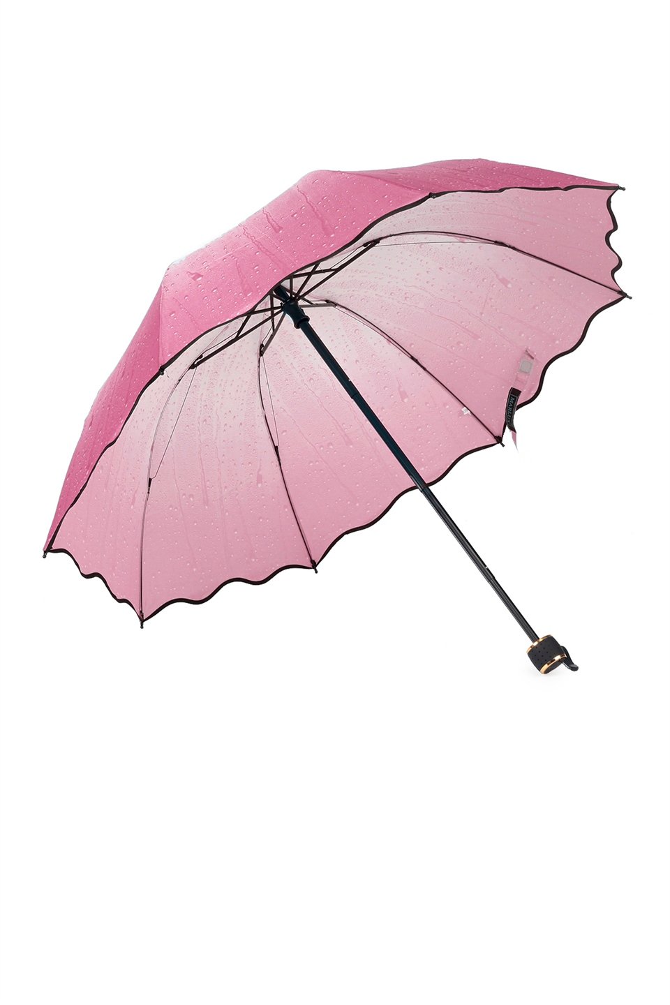 Pembe Yağmur Damlası Kadın Şemsiye