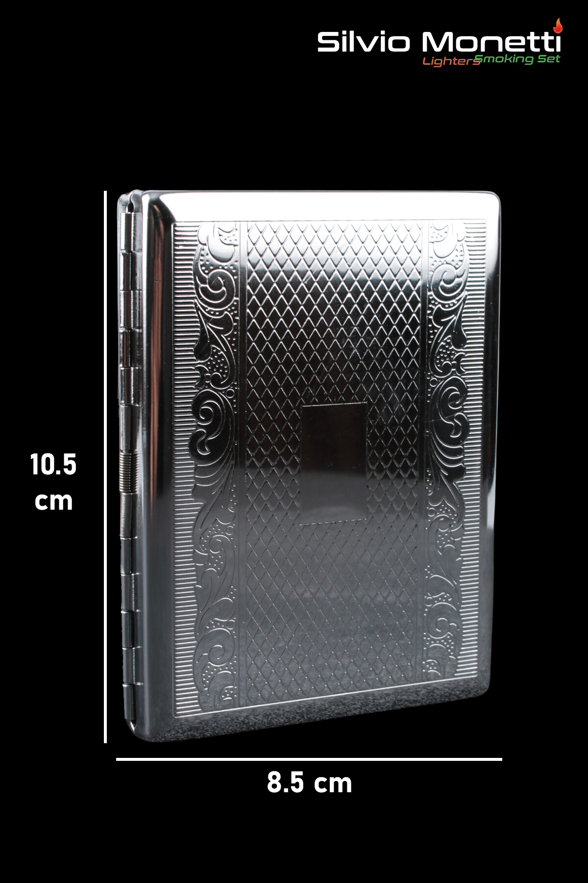 Silvio Monetti Desenli Metal Sigara Tabakası SMTBKCB005R3