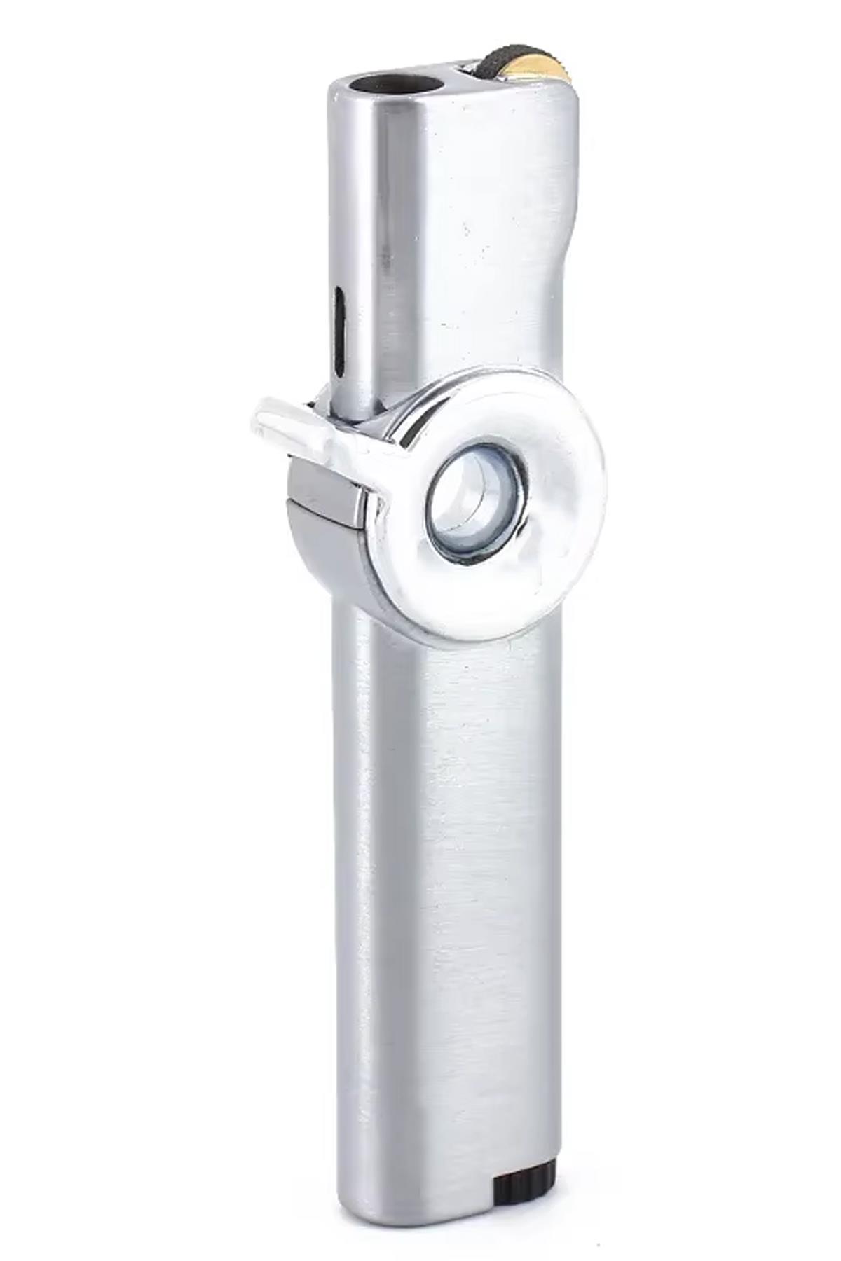 Silvio Monetti Gümüş Gazlı Torch Pürmüz Çakmak SMC454MR03
