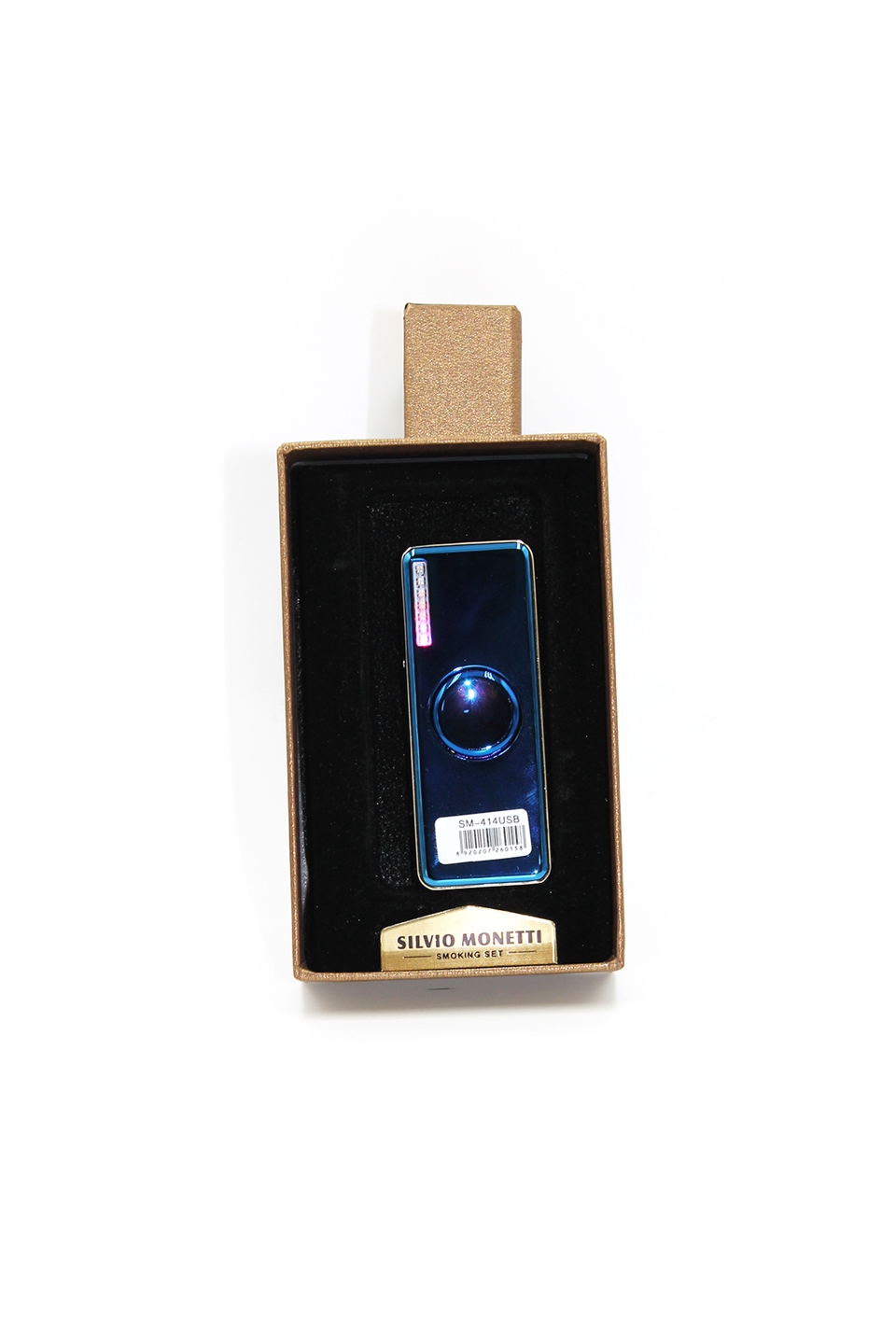Silvio Monetti Mavi Şarjlı Usb Çakmak SMC414USR003