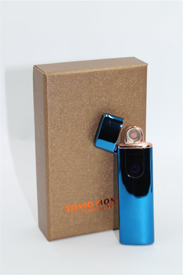 Silvio Monetti Mavi USB Şarjlı Çakmak SMC527USBR1