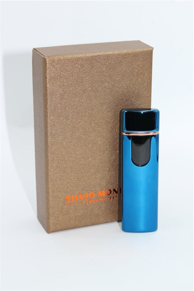 Silvio Monetti Mavi USB Şarjlı Çakmak SMC527USBR1