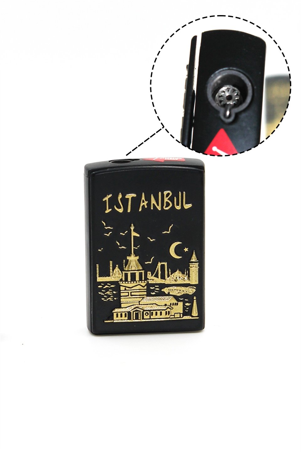 Silvio Monetti Siyah Altın Gazlı Çakmak Smc3024Mr002