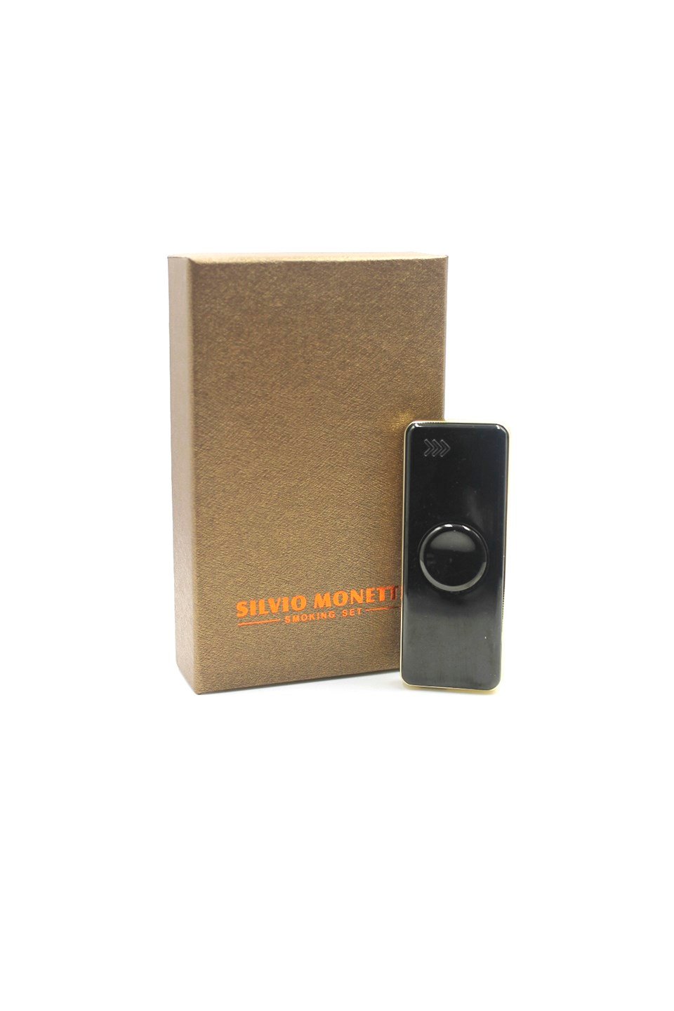Silvio Monetti Siyah Şarjlı Usb Çakmak SMC414USR005