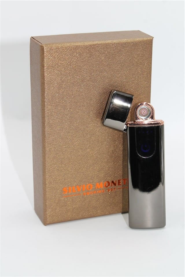 Silvio Monetti Siyah USB Şarjlı Çakmak SMC527USBR3