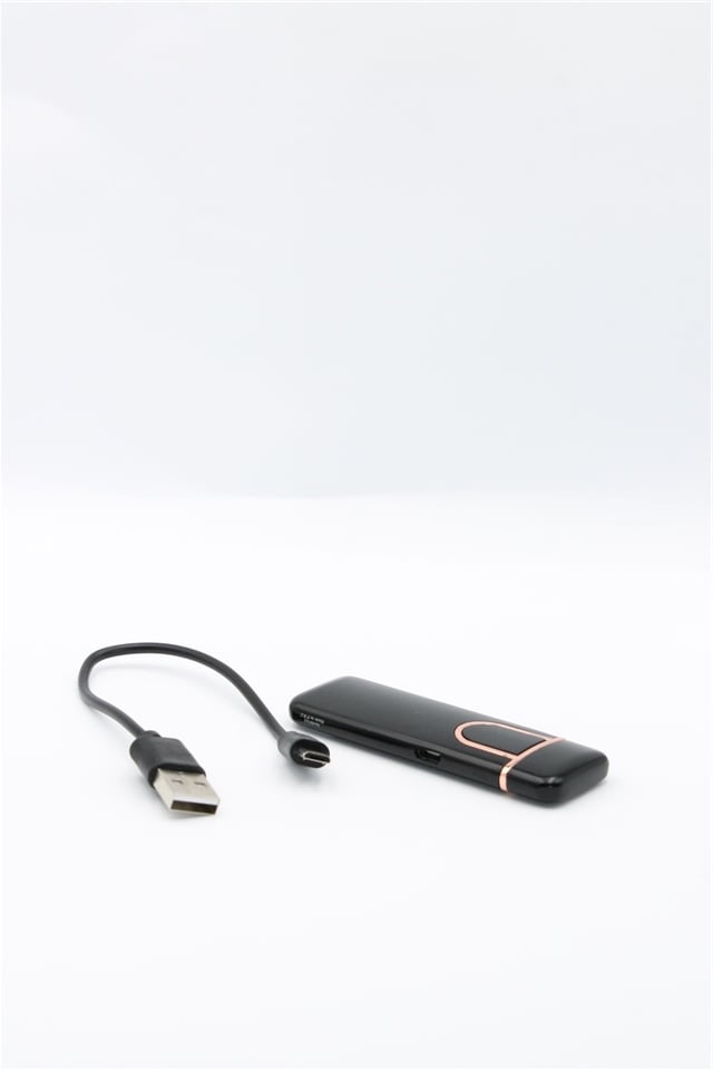Silvio Monetti Siyah USB Şarjlı Çakmak SMC446USBR1