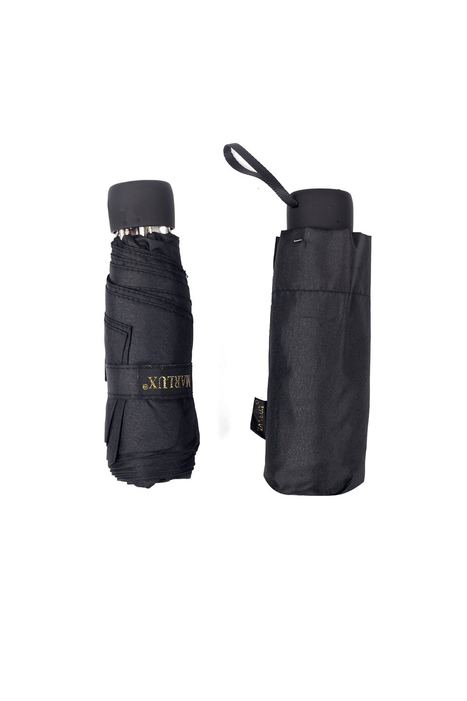 Siyah Mini Cep Tip Unisex Şemsiye