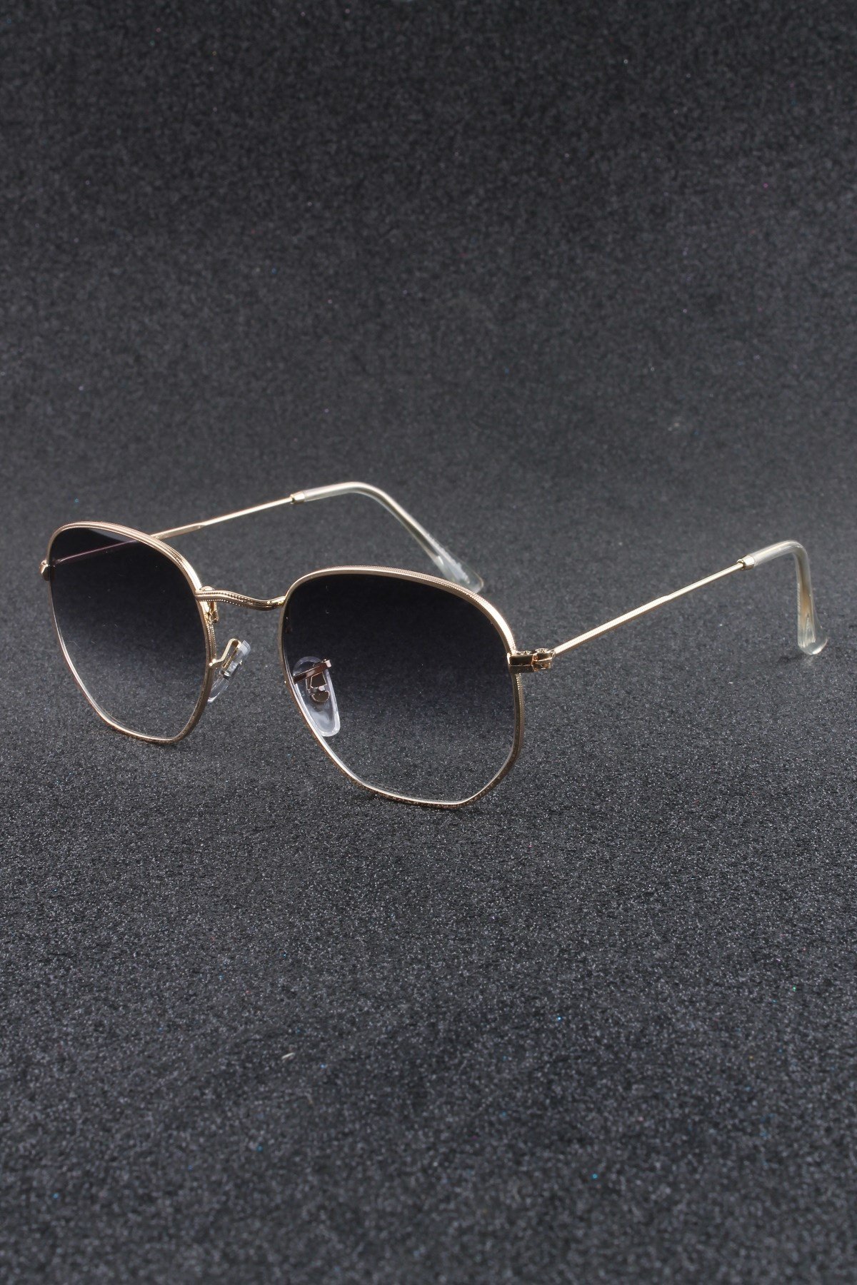 UNISEX SİYAH ALTIN UV400 GÜNEŞ GÖZLÜĞÜ SILVIO MONETTI - 3SM3548R004